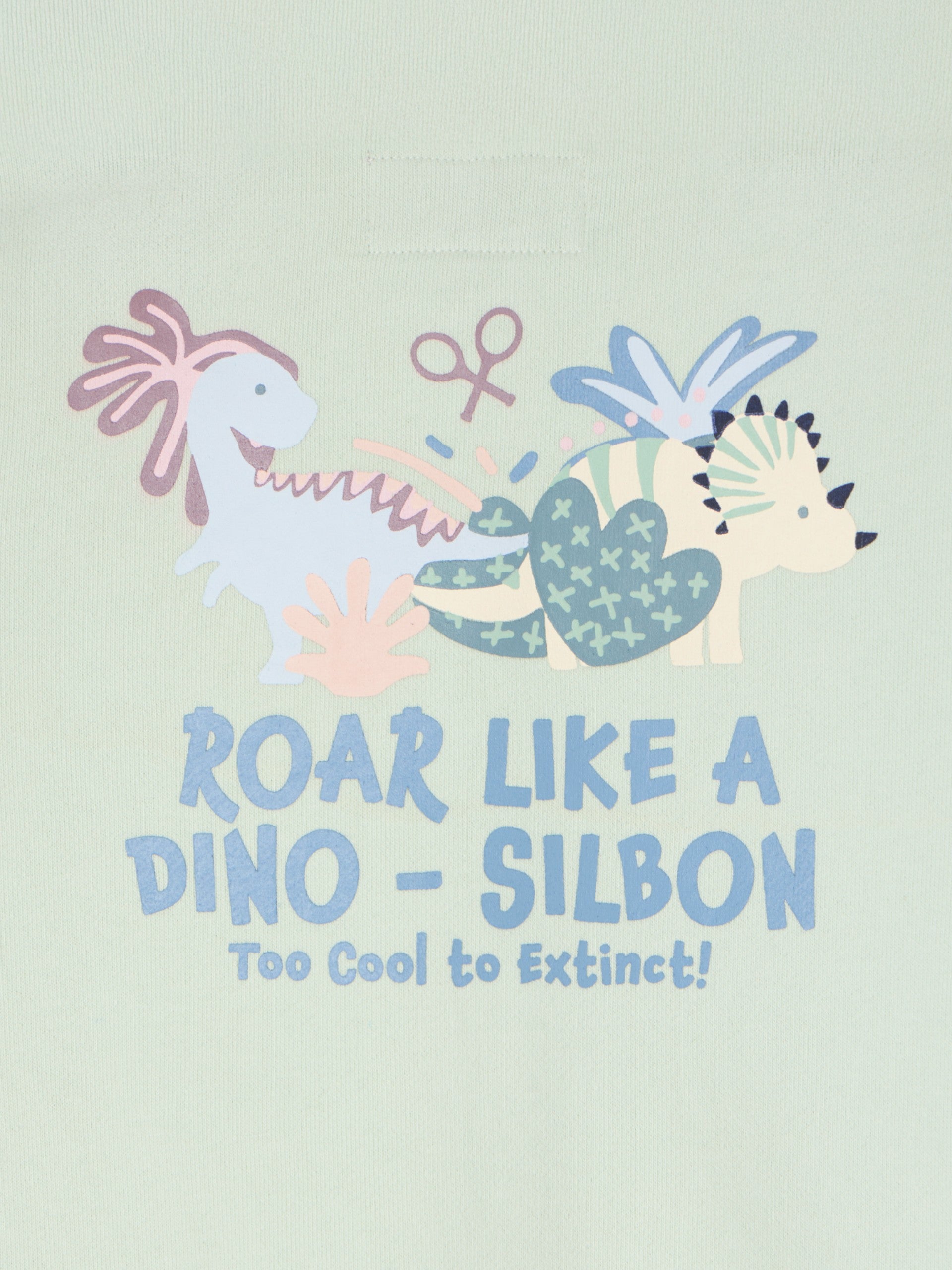 Sudadera kids roar like a dino verde