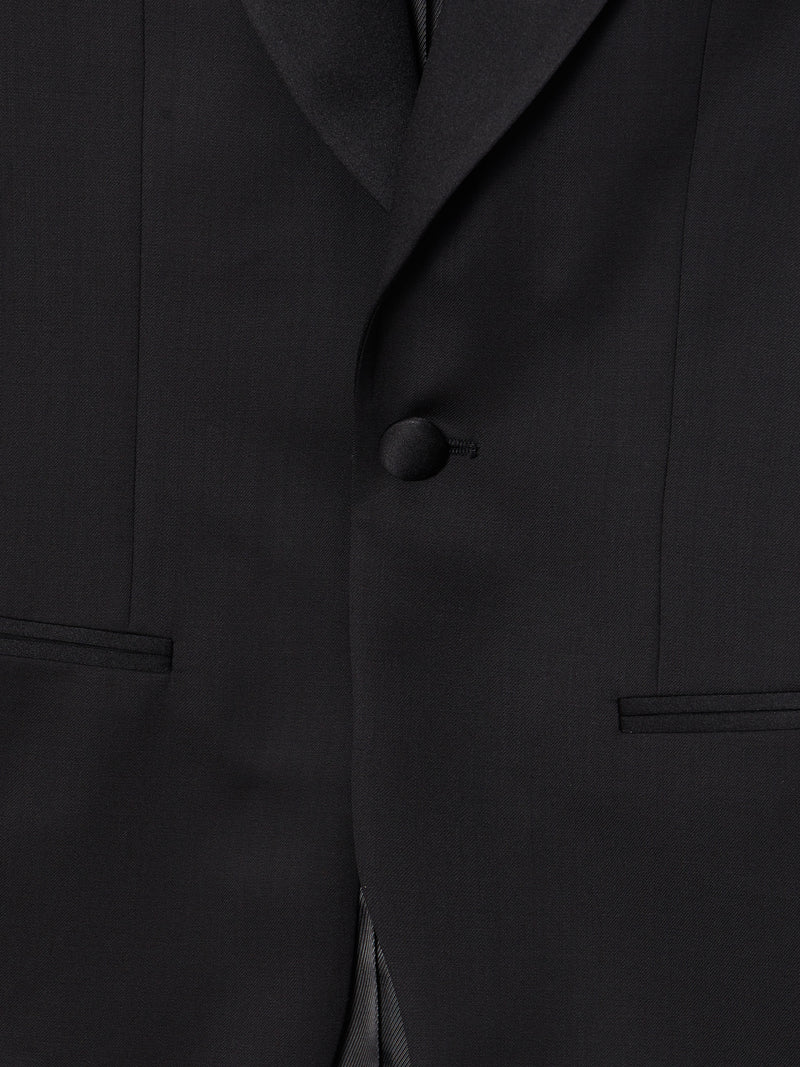 Blazer smoking clássico preto