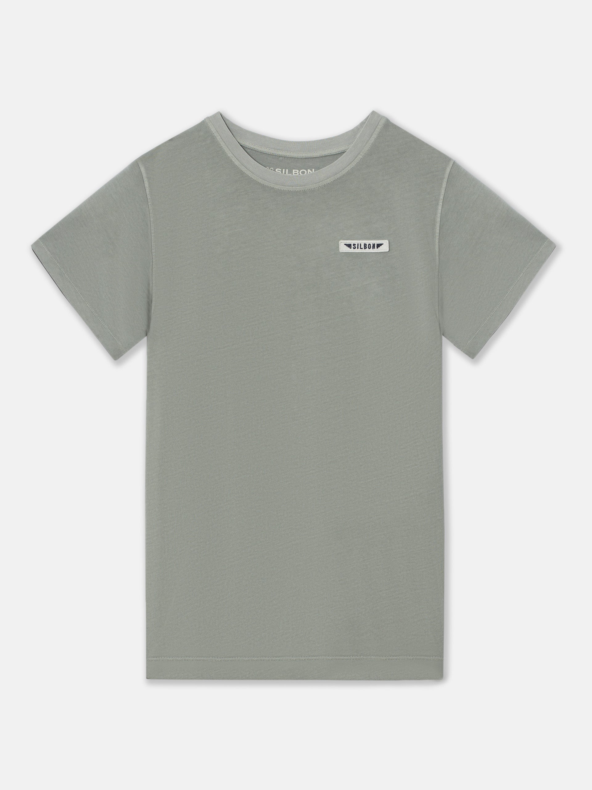 Camiseta logo military verde