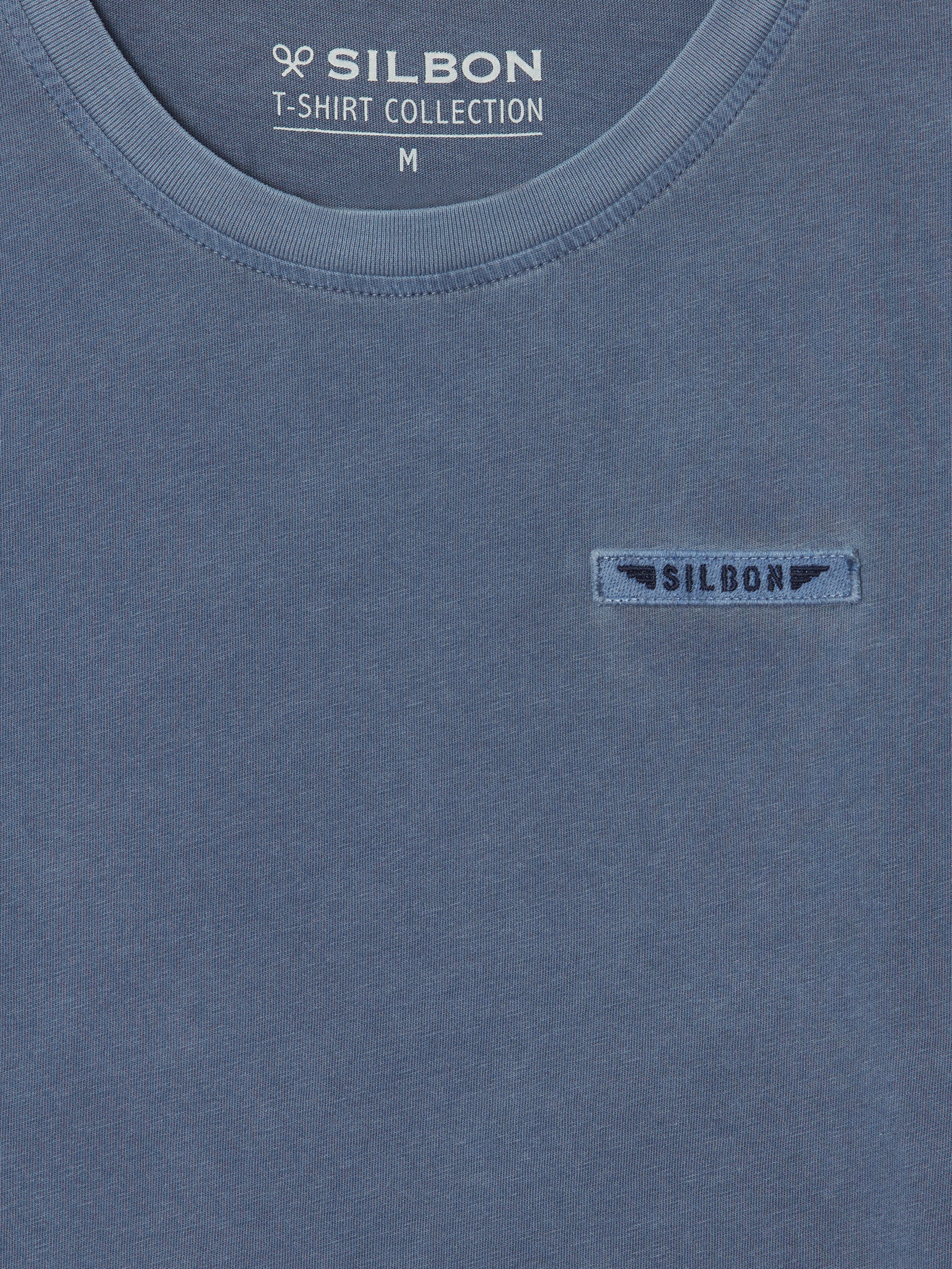 Camiseta logo military azul marino