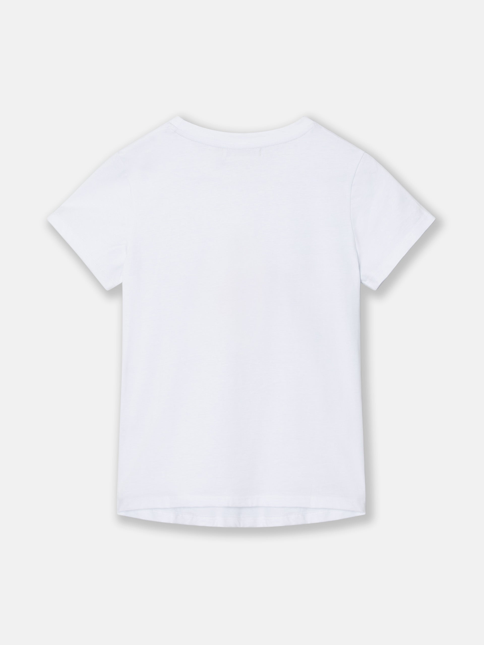 Camiseta woman dibujo ikat blanca