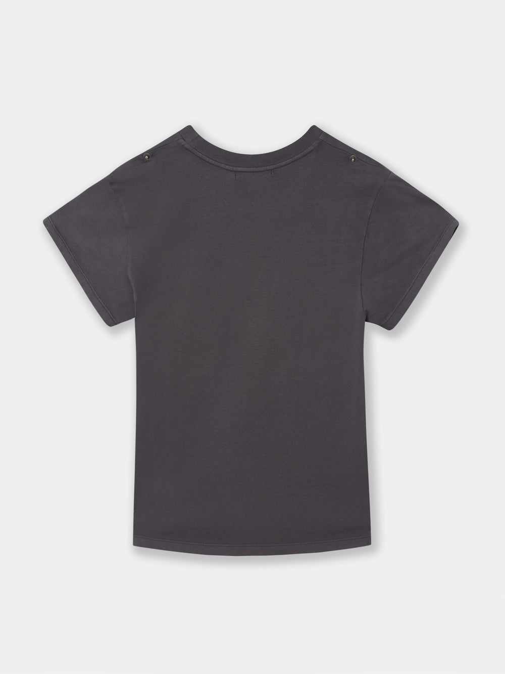 Camiseta woman manga roll out negra