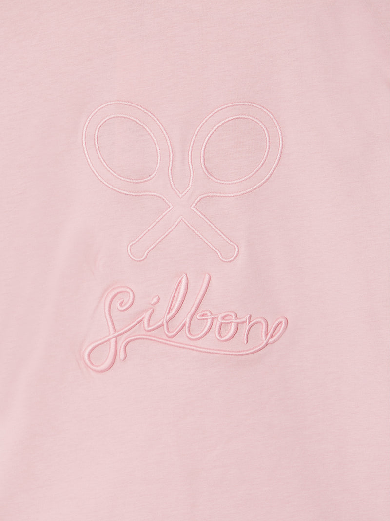 Camiseta woman clasica rosa claro