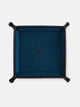Silbon blue leather pocket tray