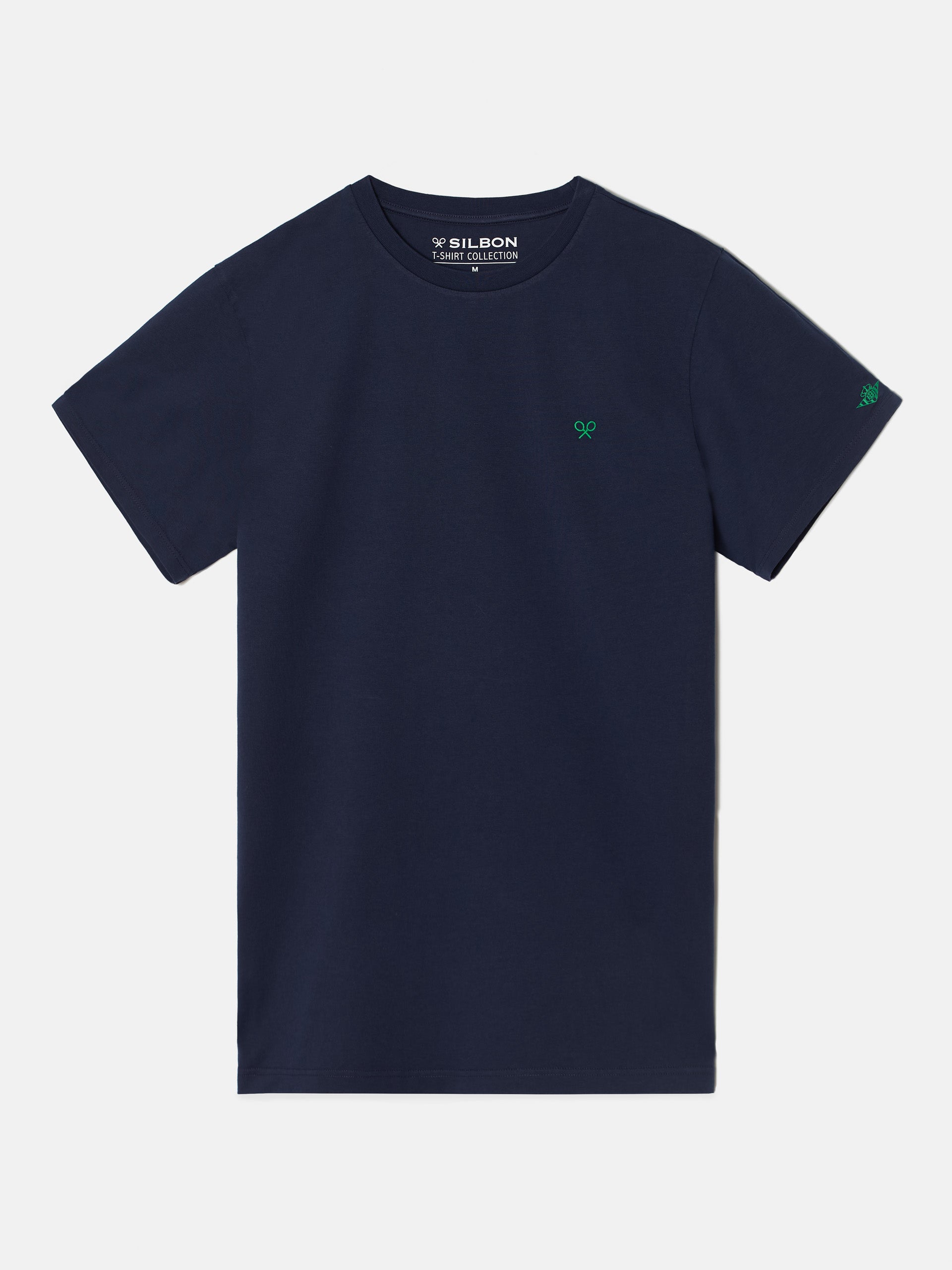 Camiseta raqueta trasera silbon betis azul marino 
