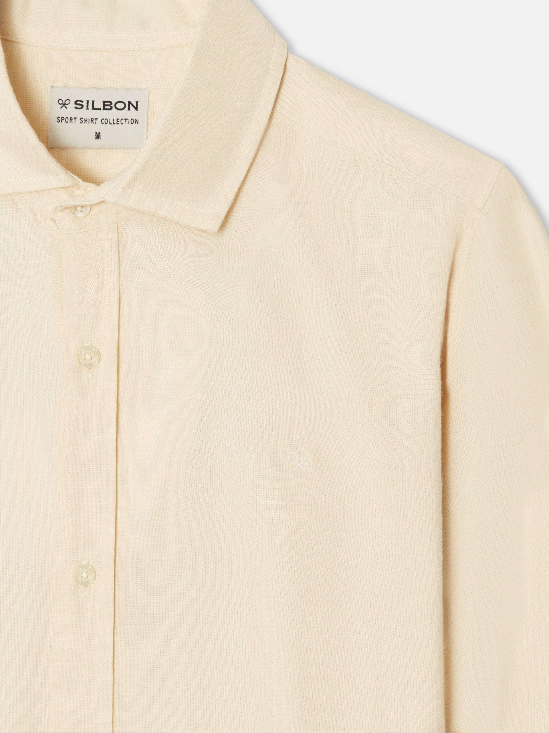 Camisa sport silbon light structure beige claro