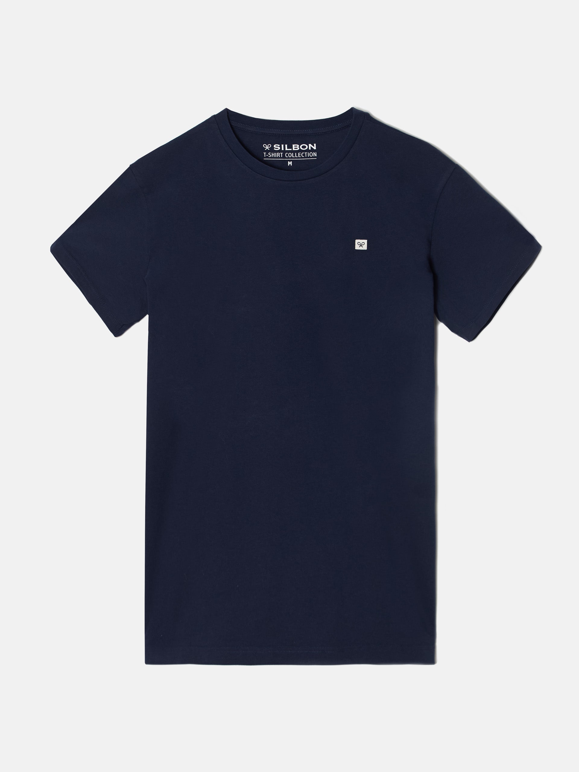 Camiseta silbon miniparche azul marino