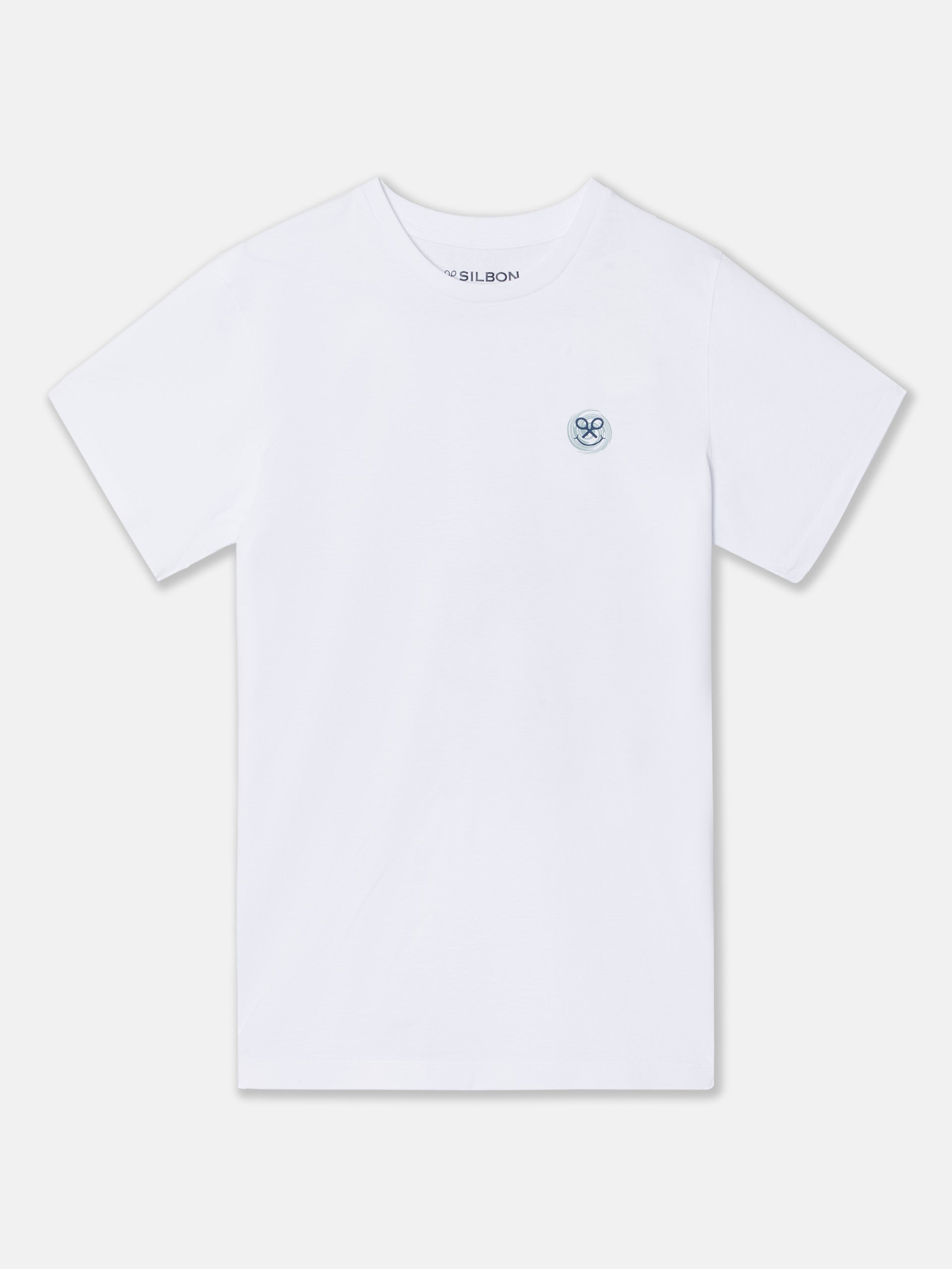 Camiseta silbon rayas acid blanca