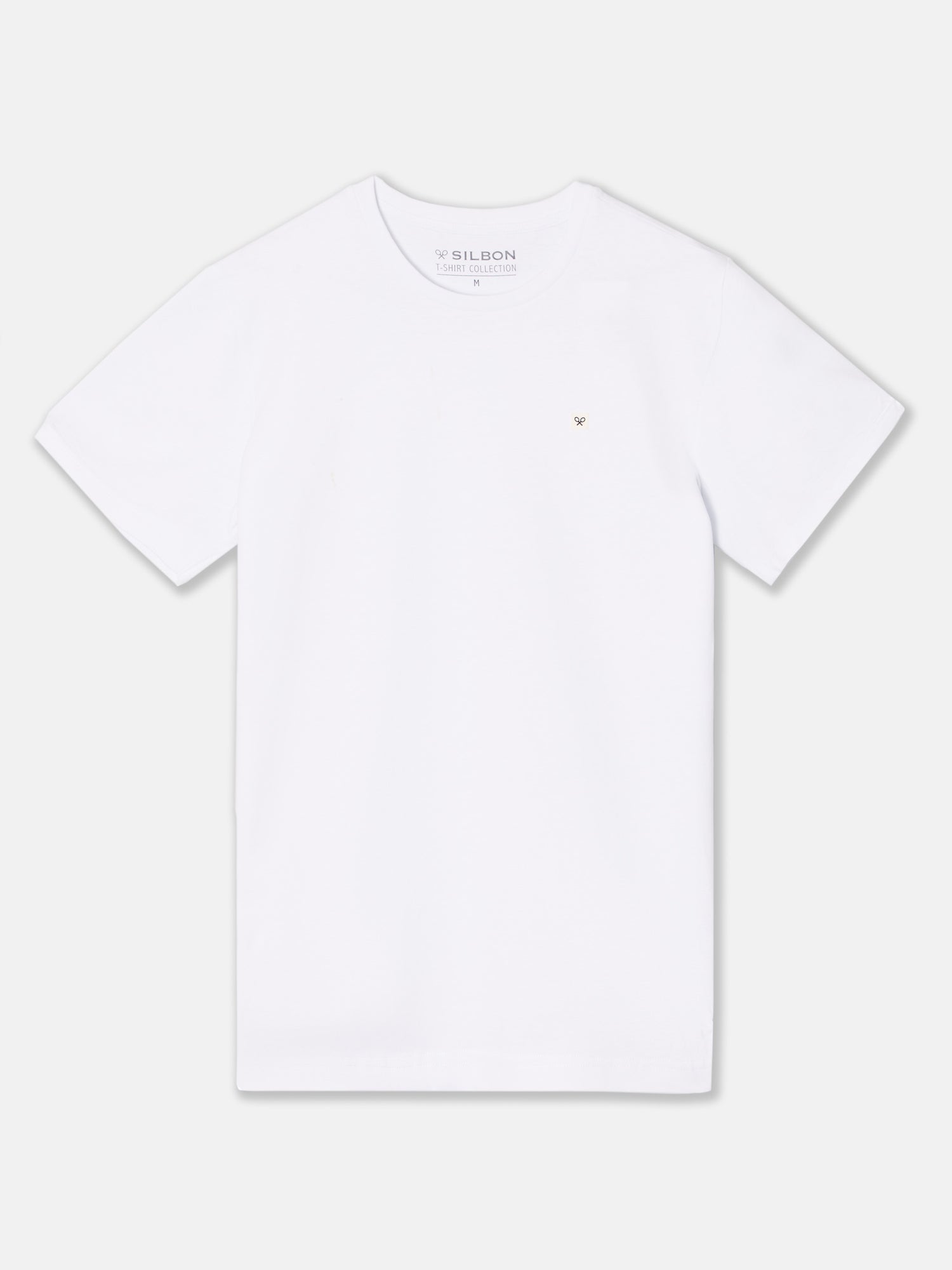 Camiseta silbon miniparche blanca +