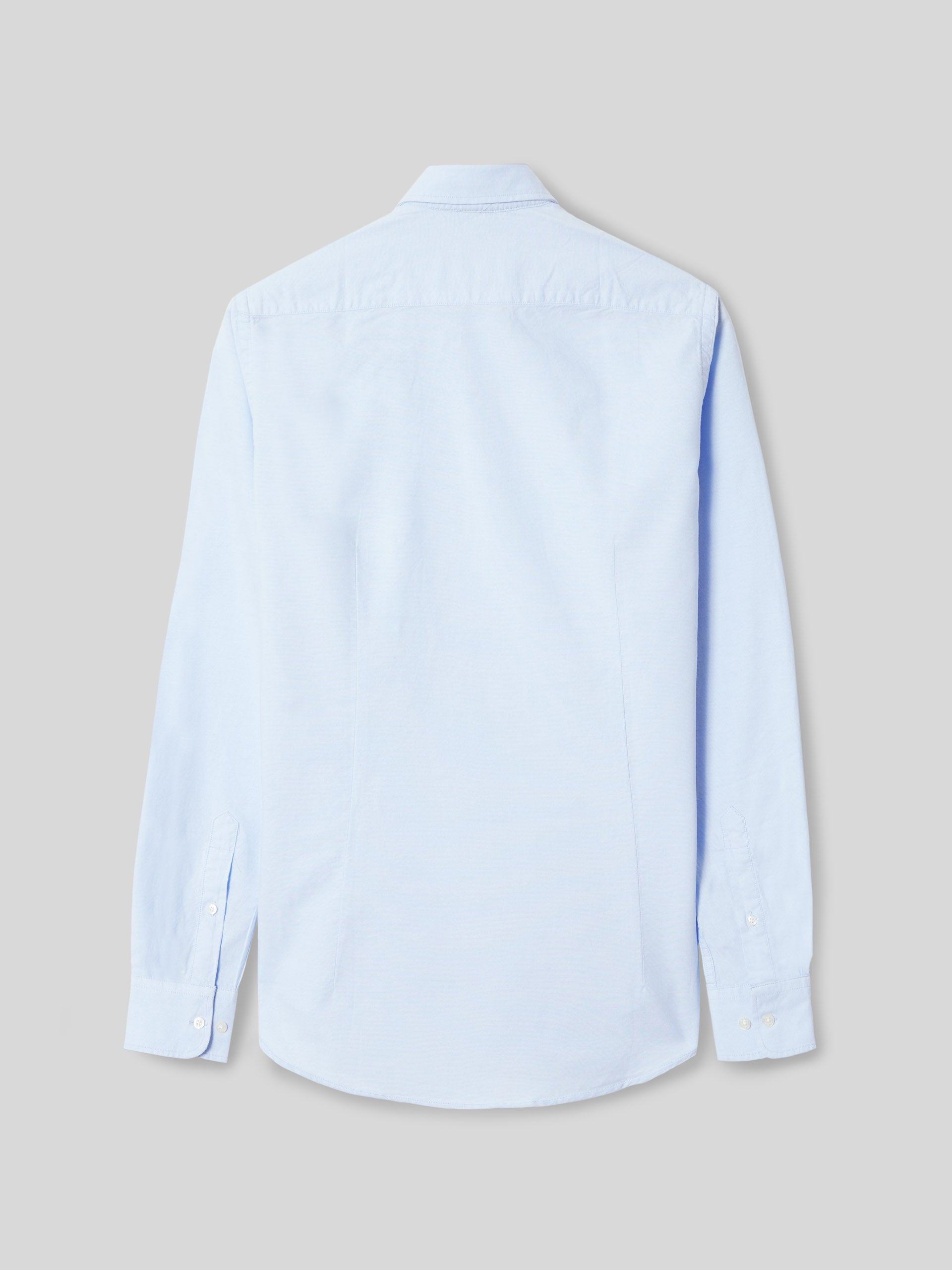 Camisa sport oxford cutaway celeste
