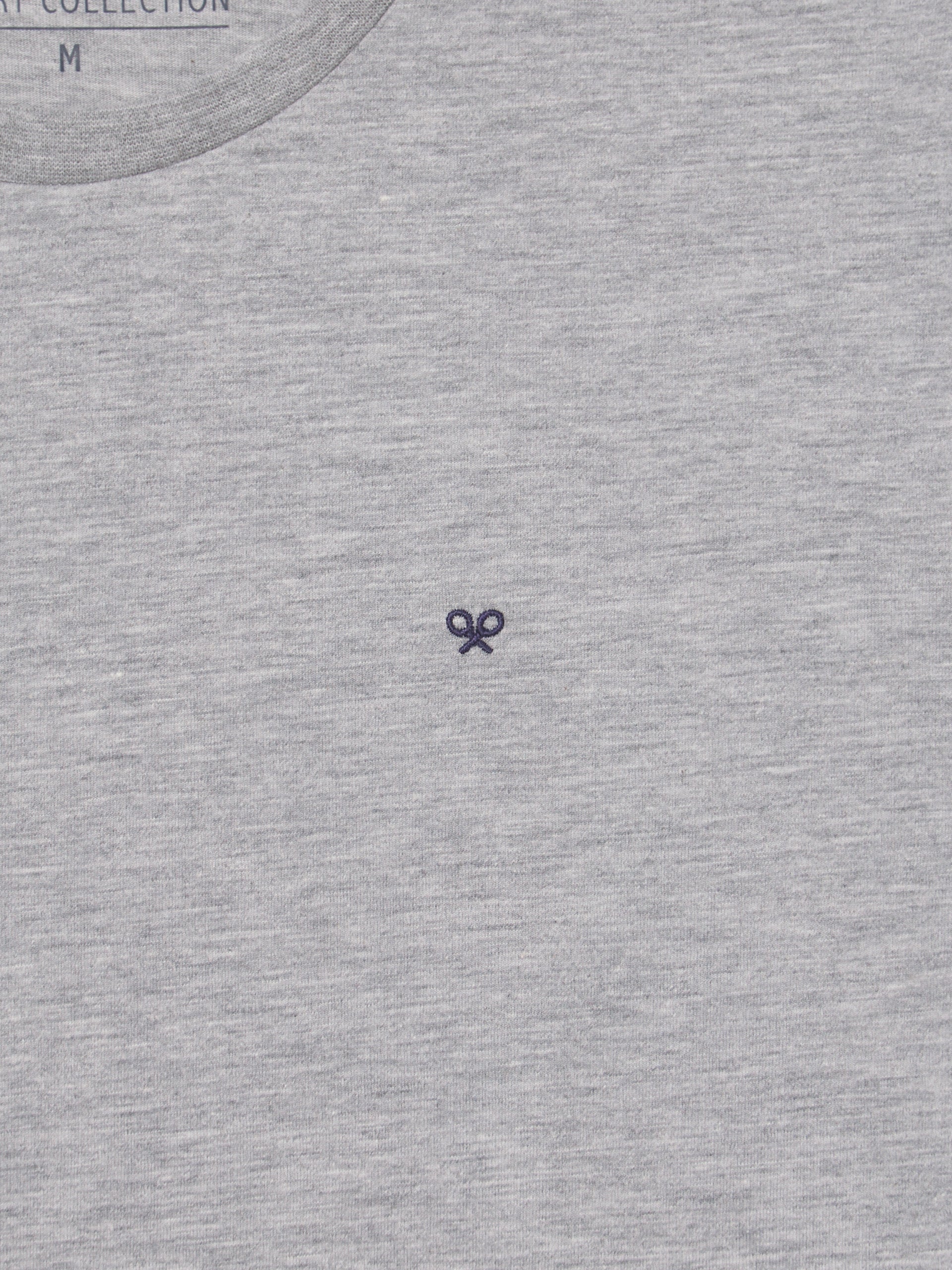 Camiseta silbon minilogo gris