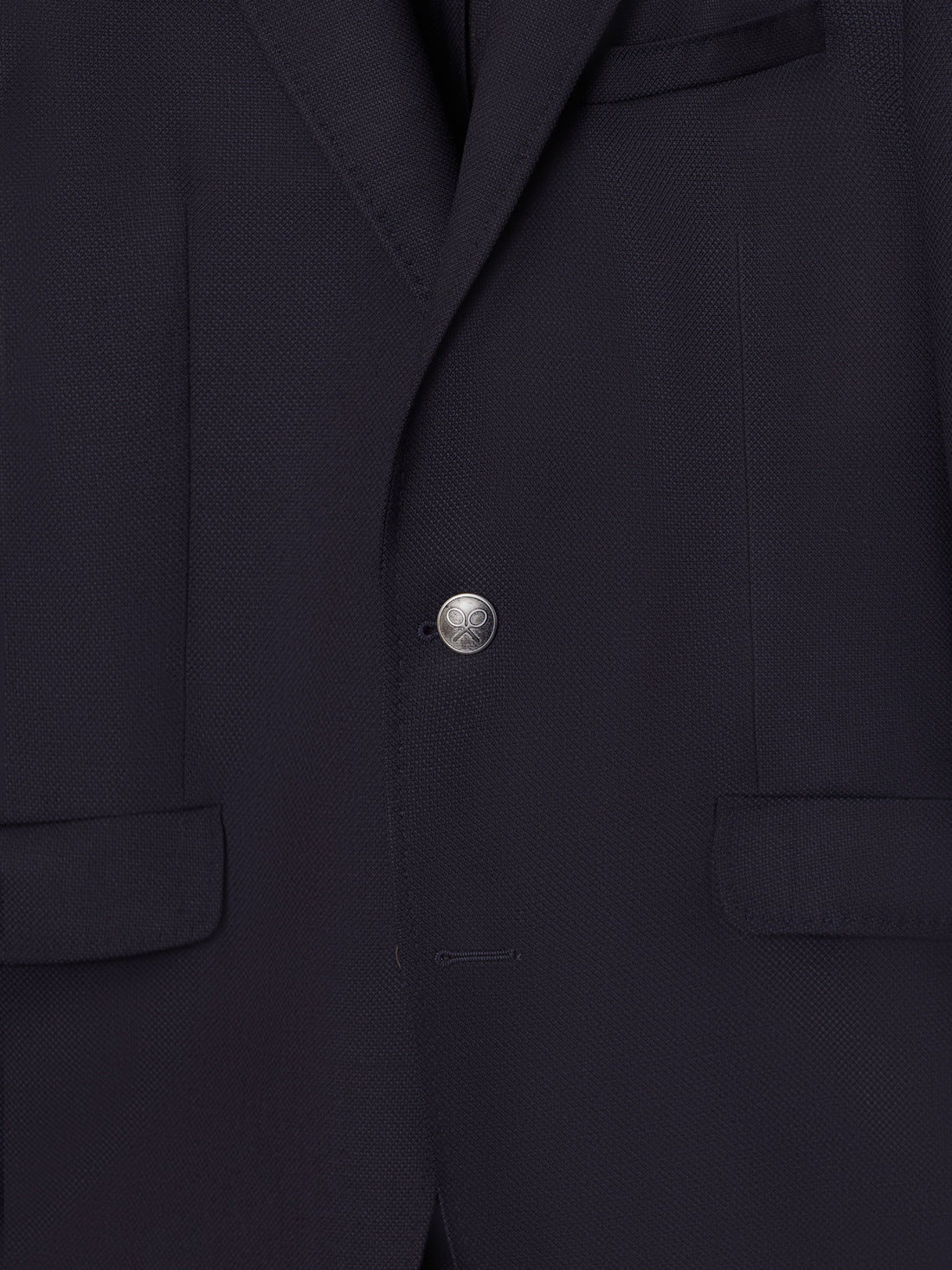Veste classique stretch bleu marine