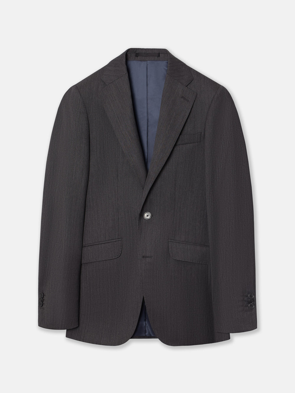 Americana traje clasico espiga gris