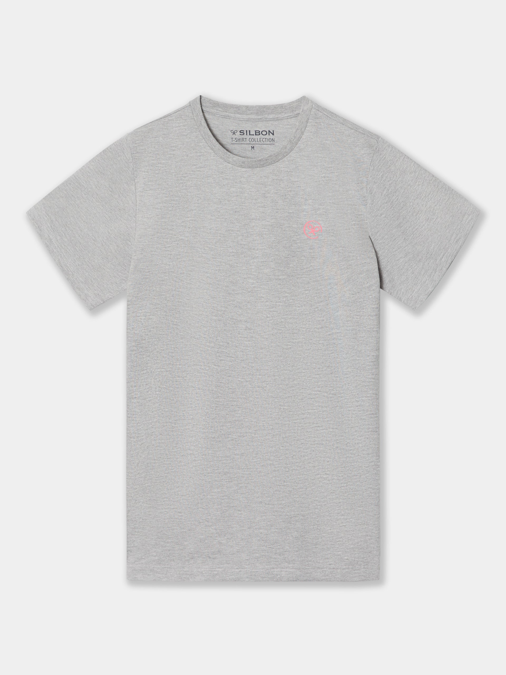 Camiseta circulo raqueta gris