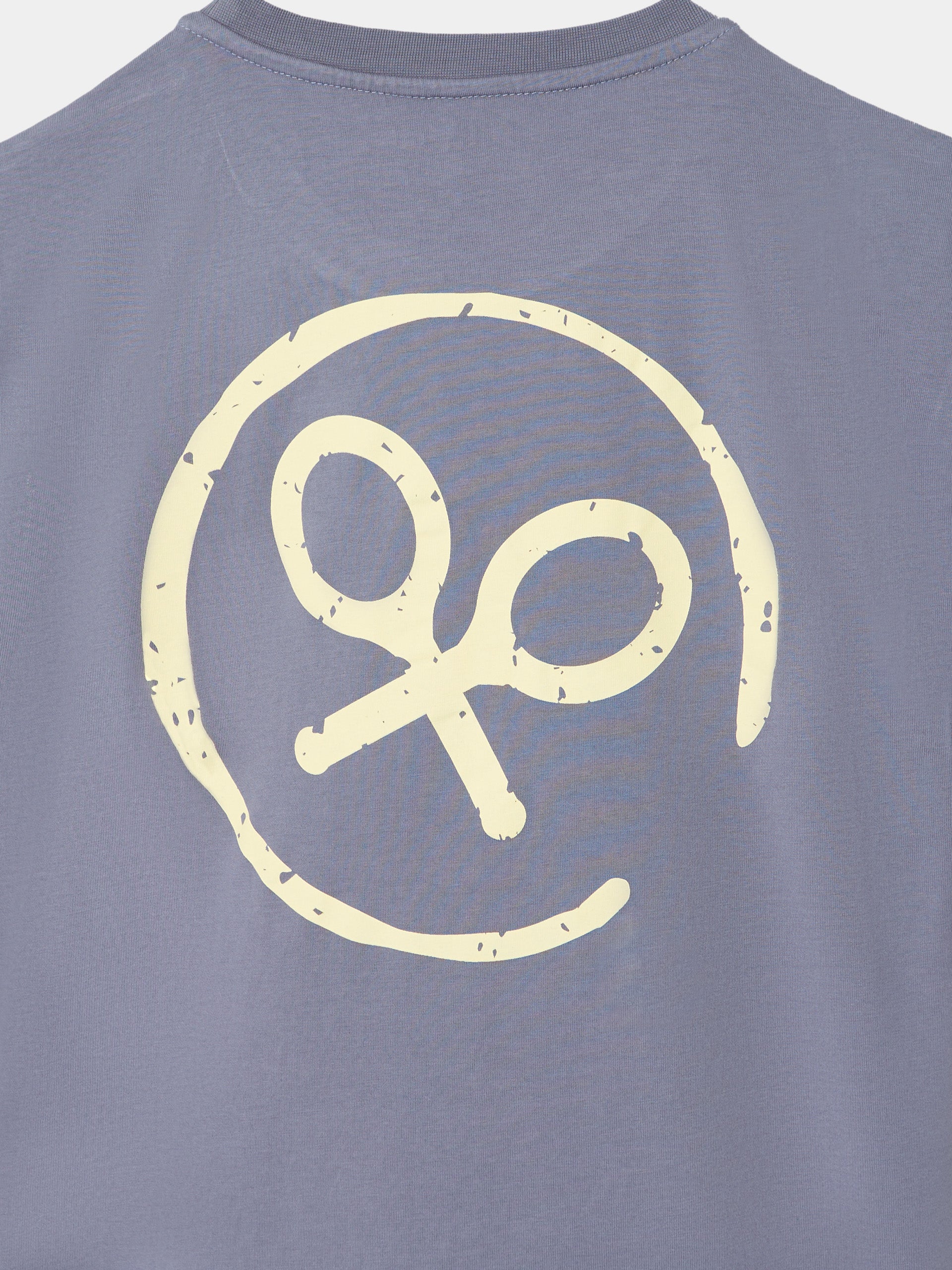 Camiseta circulo raqueta azul indigo
