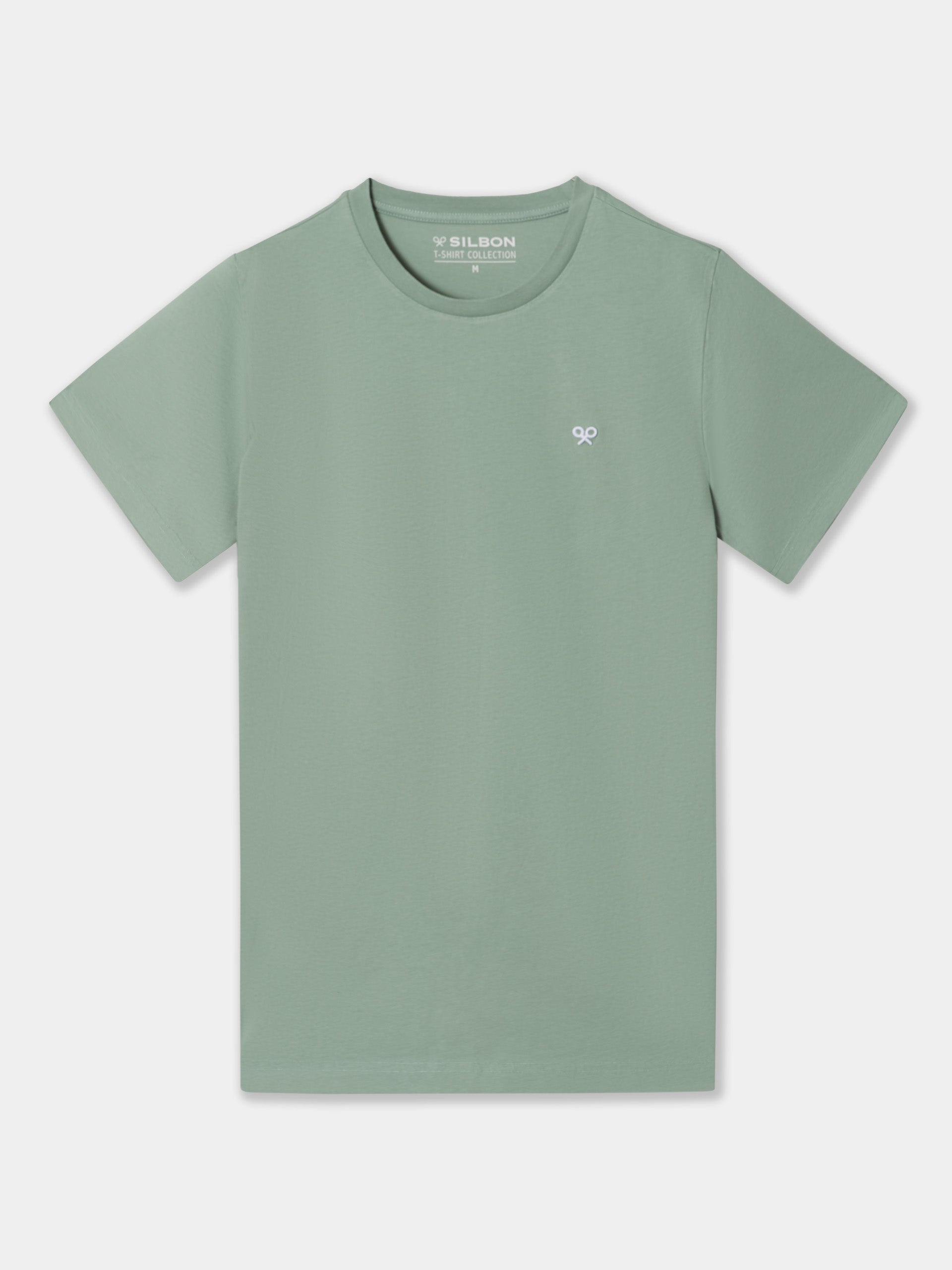 Camiseta raqueta geometrica verde