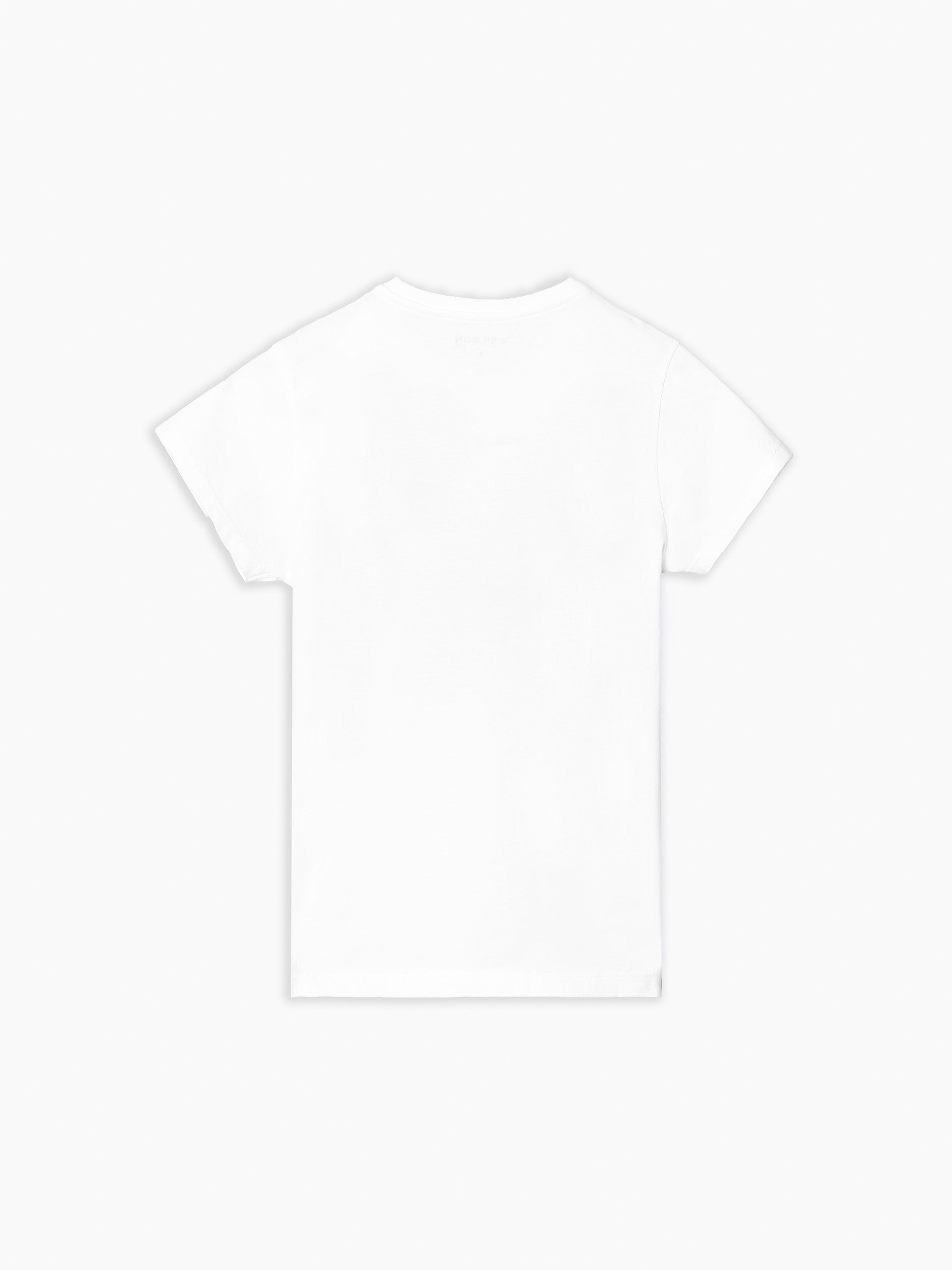 Camiseta kids maxiraqueta blanca