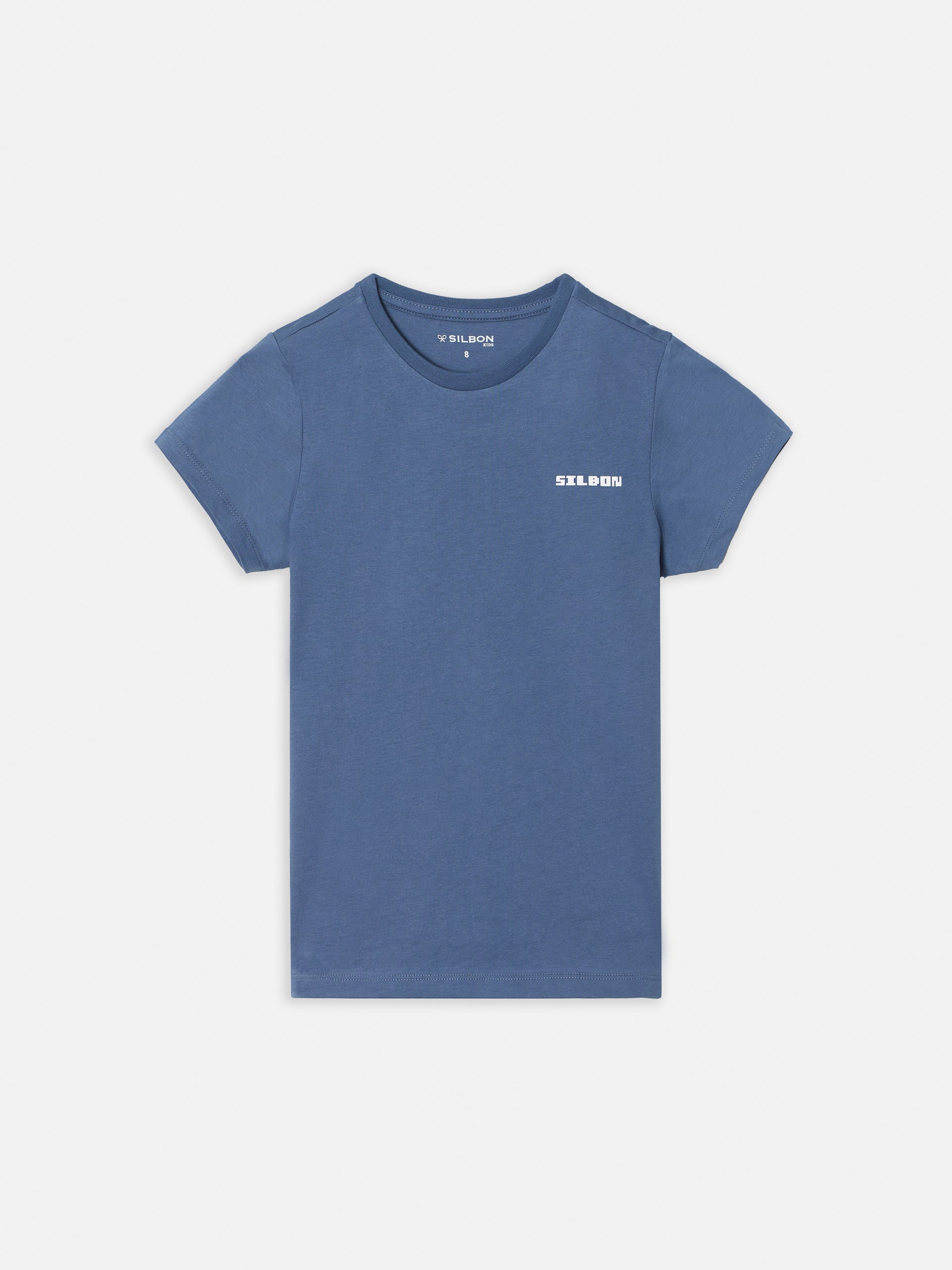 Camiseta kids space invaders azul