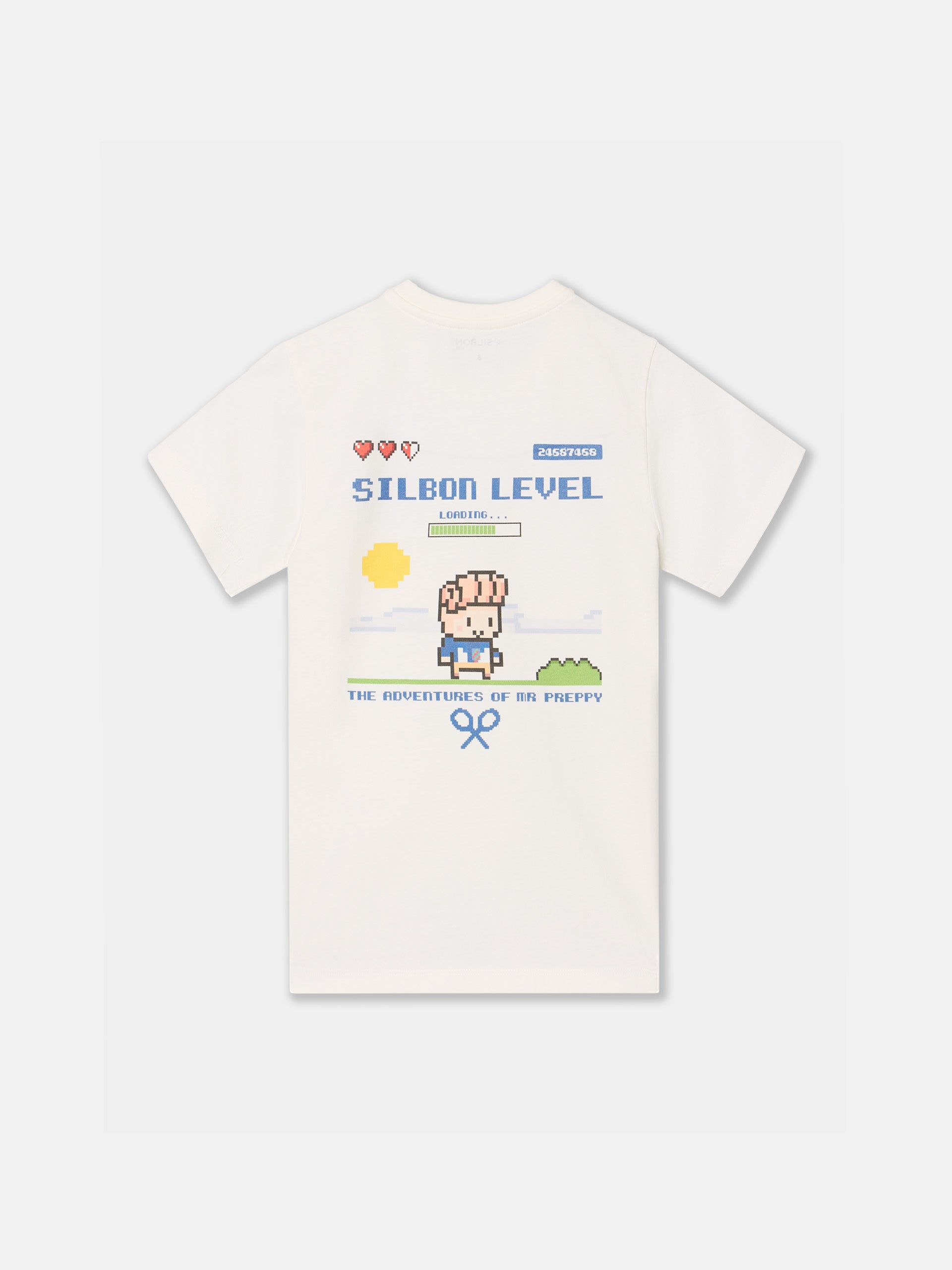 Camiseta kids silbon level blanca