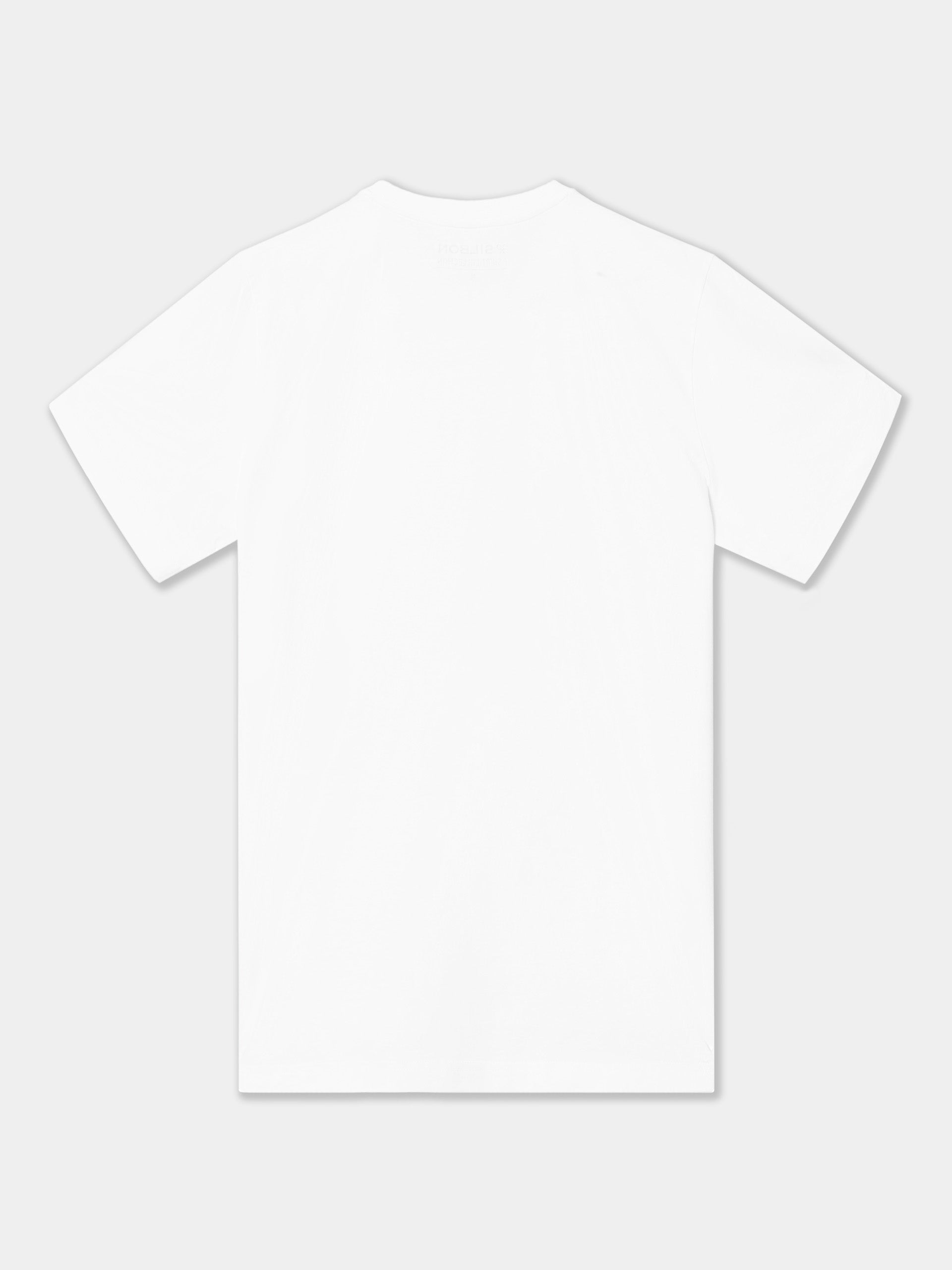 Camiseta logo letras blanco