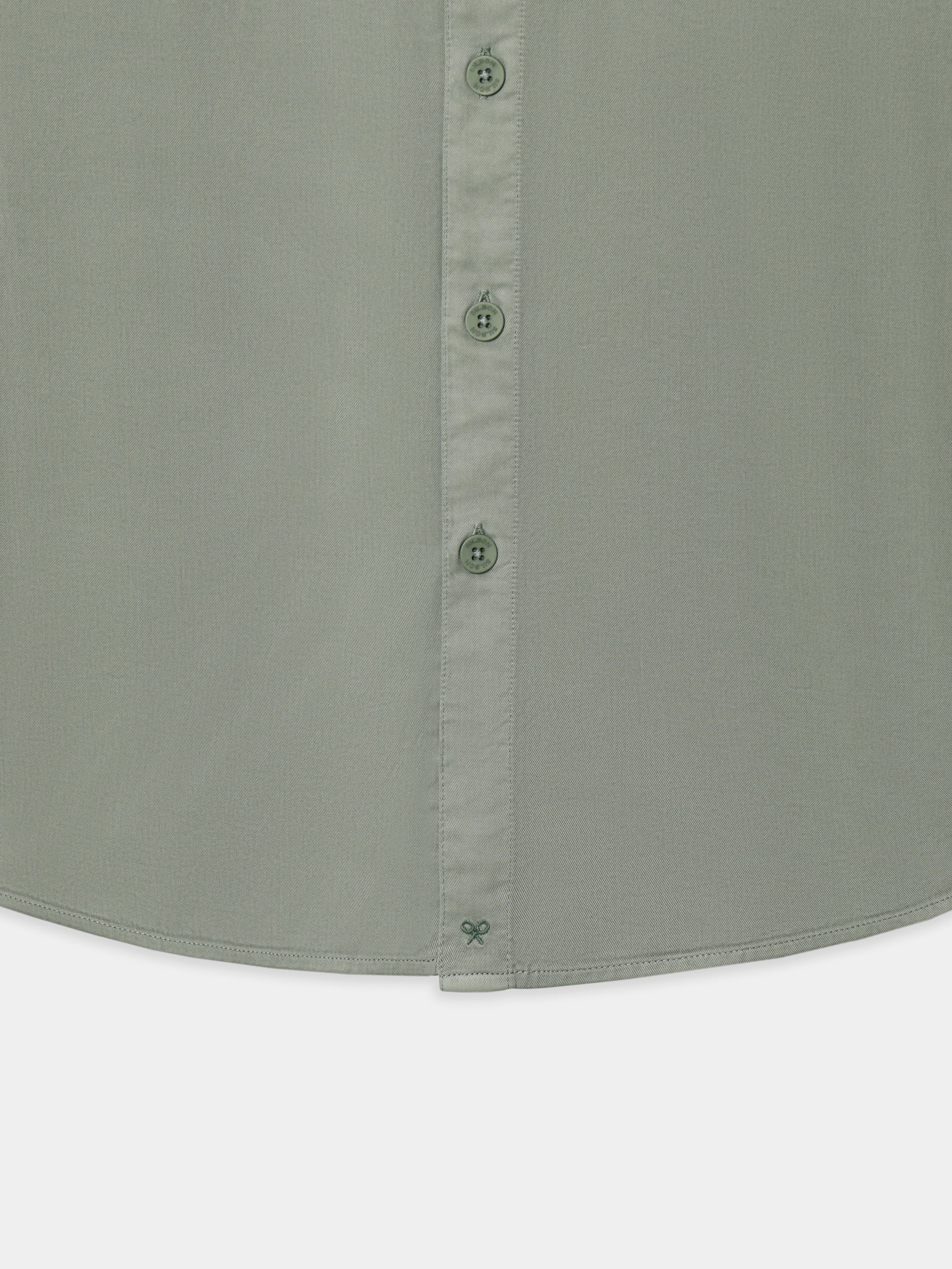 Sobrecamisa garment dye verde claro