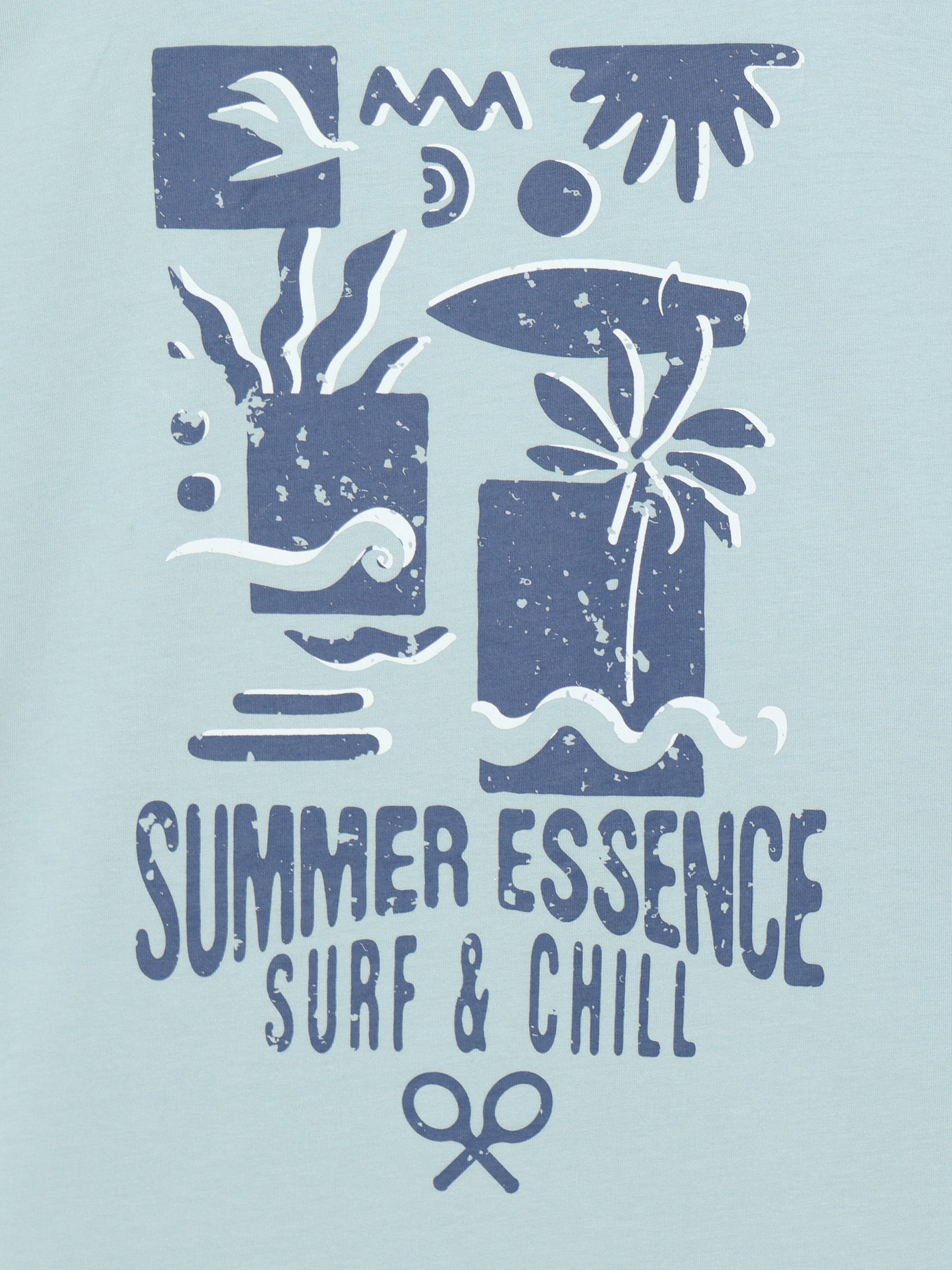 Camiseta summer essence aguamarina