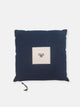 Classic navy blue cushion