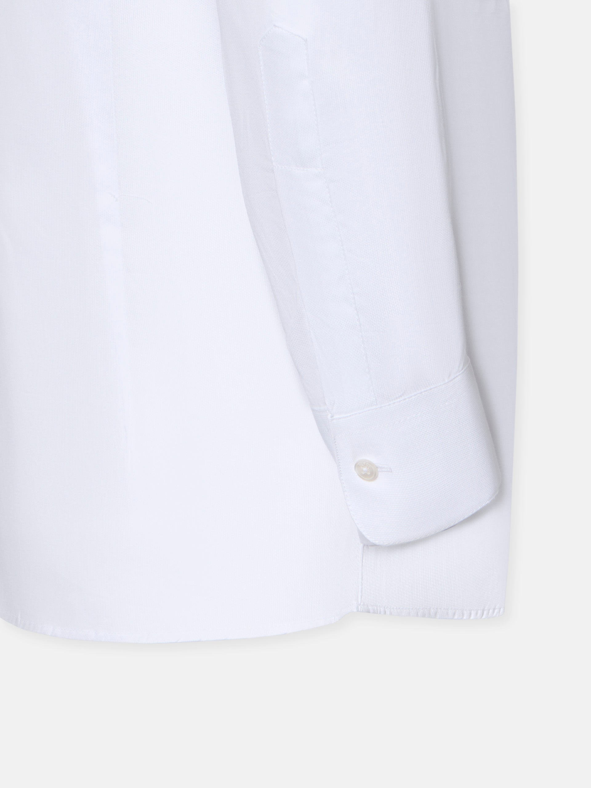Camisa vestir cuello esmoquin blanca