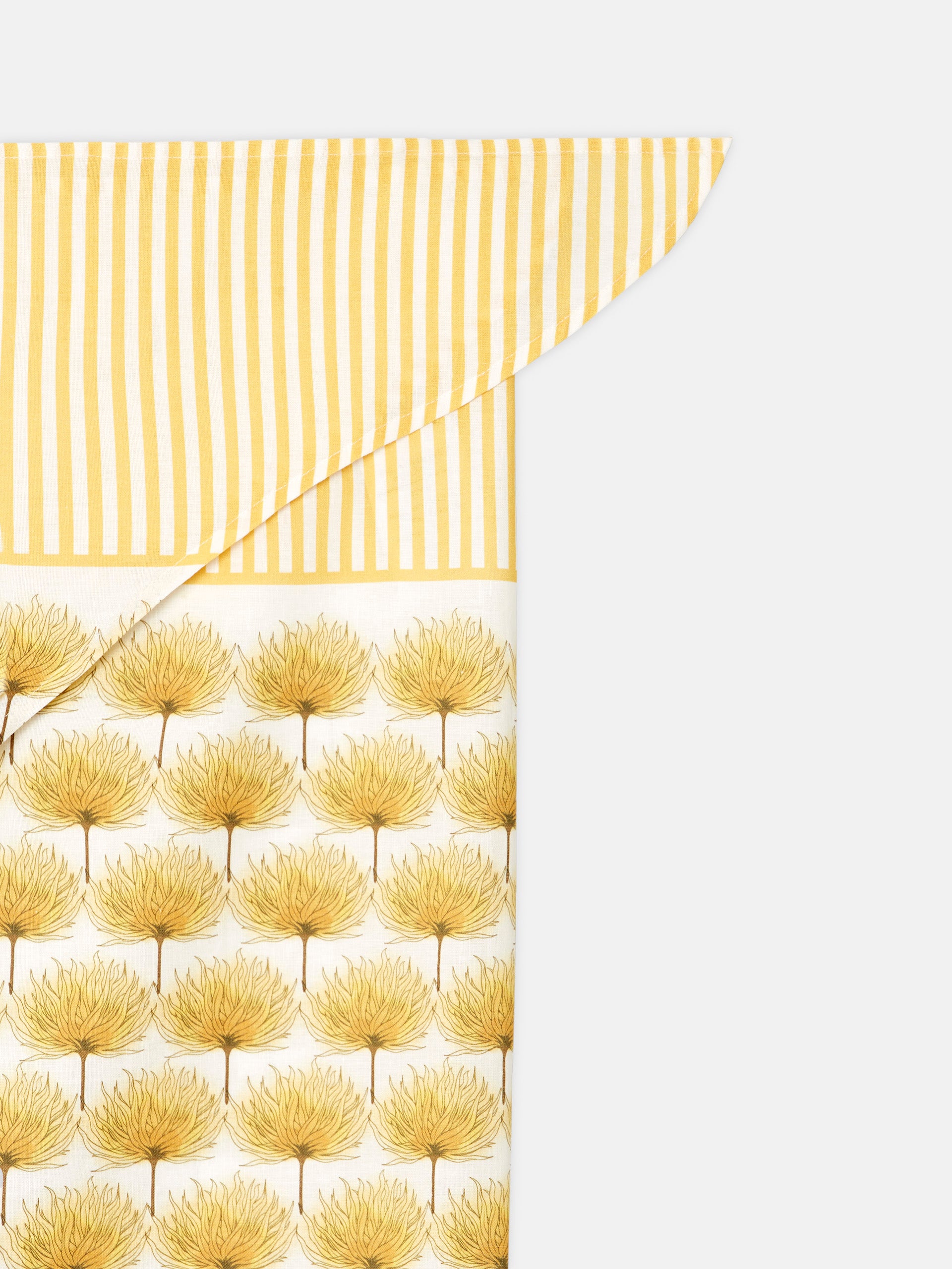 Falda pareo estampado palmeras amarillo