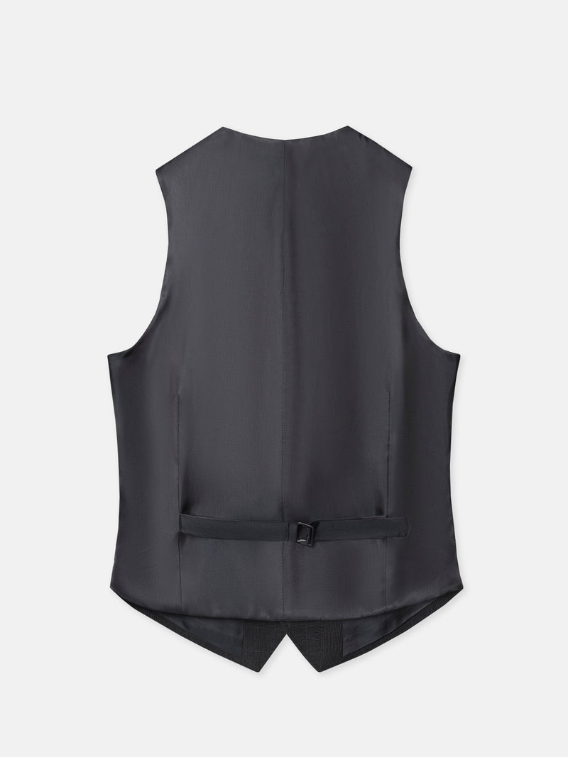 Chaleco traje principe de gales gris