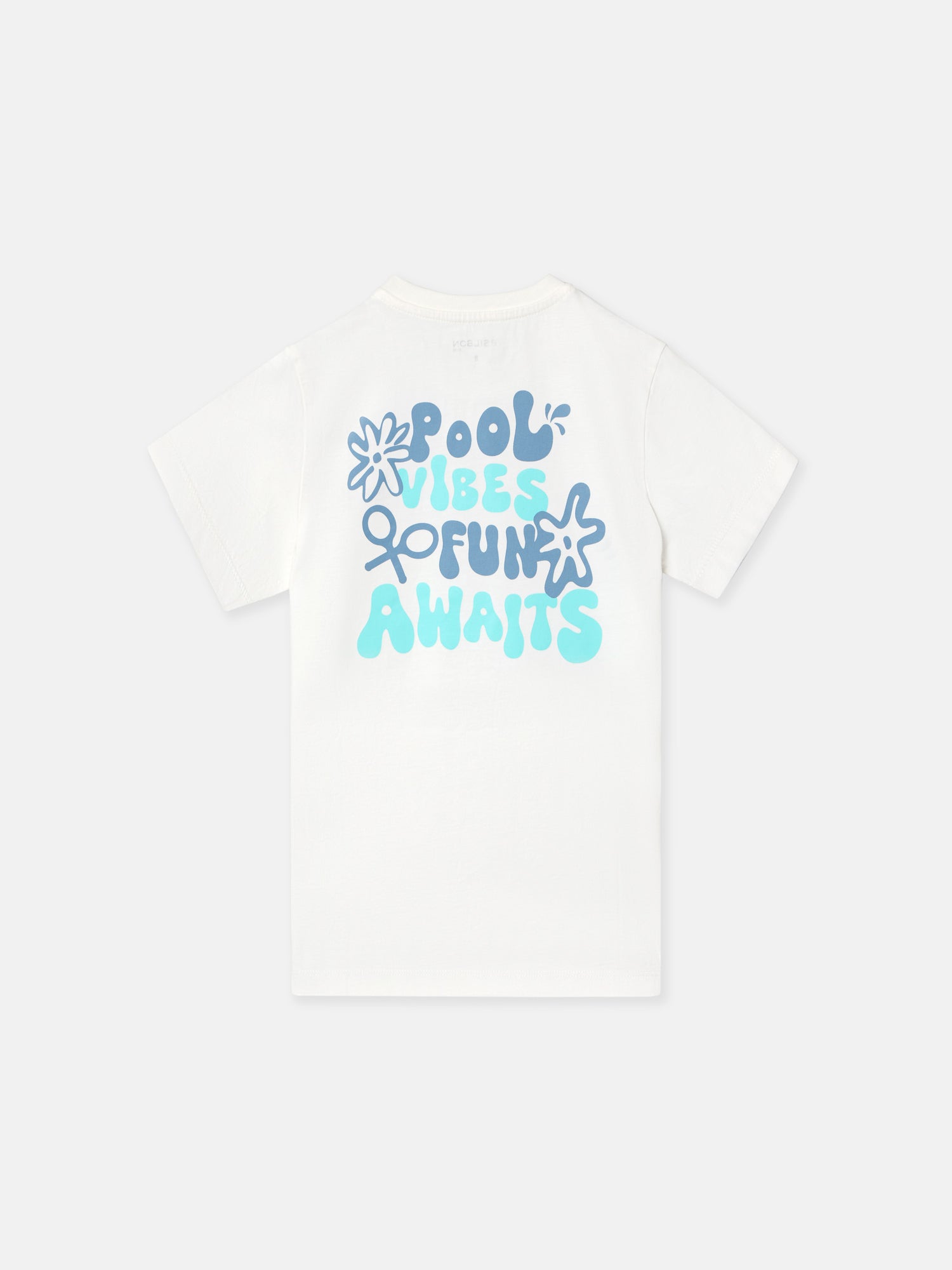 Camiseta kids pool vibes blanca