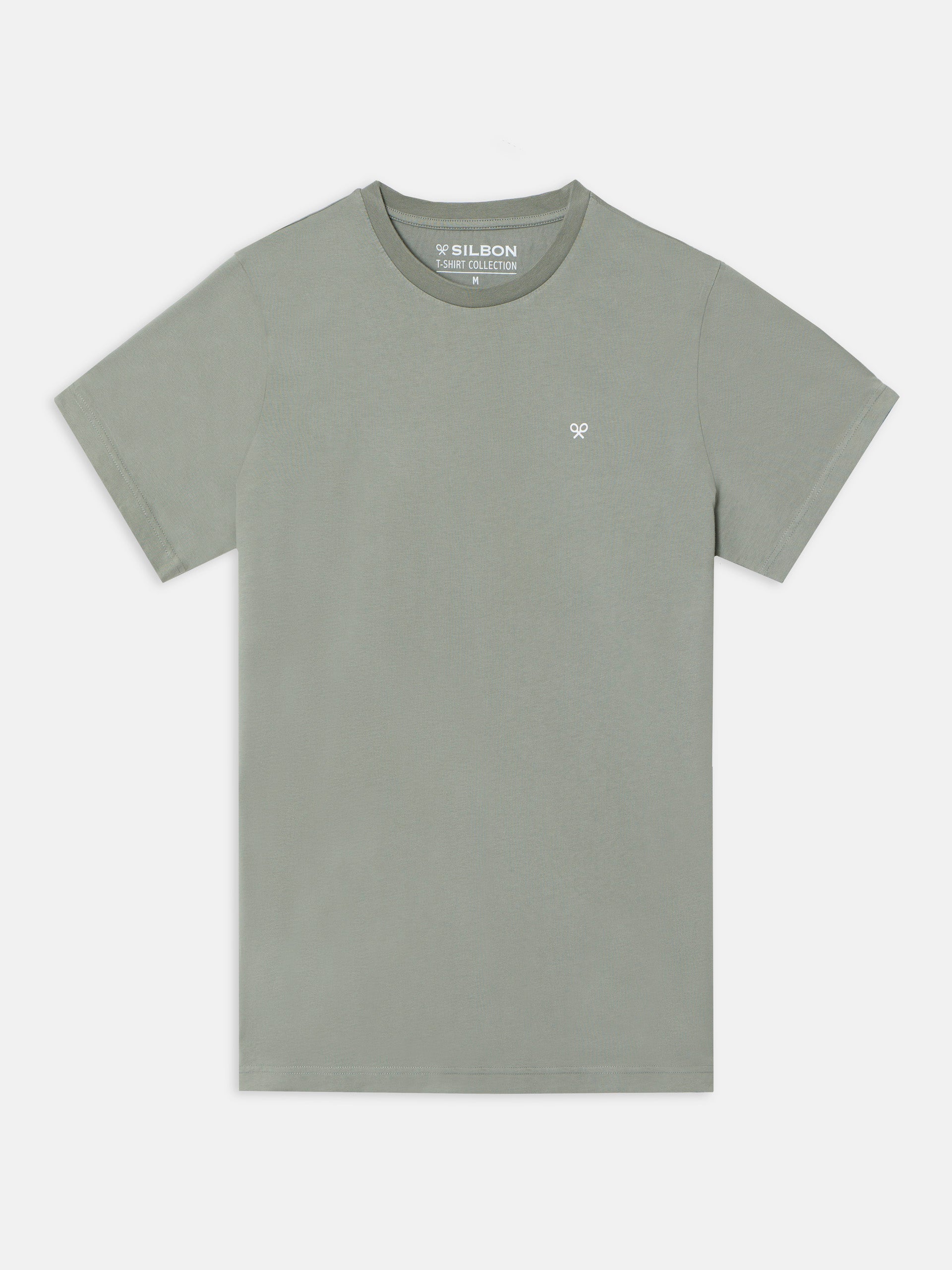 Camiseta silbon raqueta trasera verde
