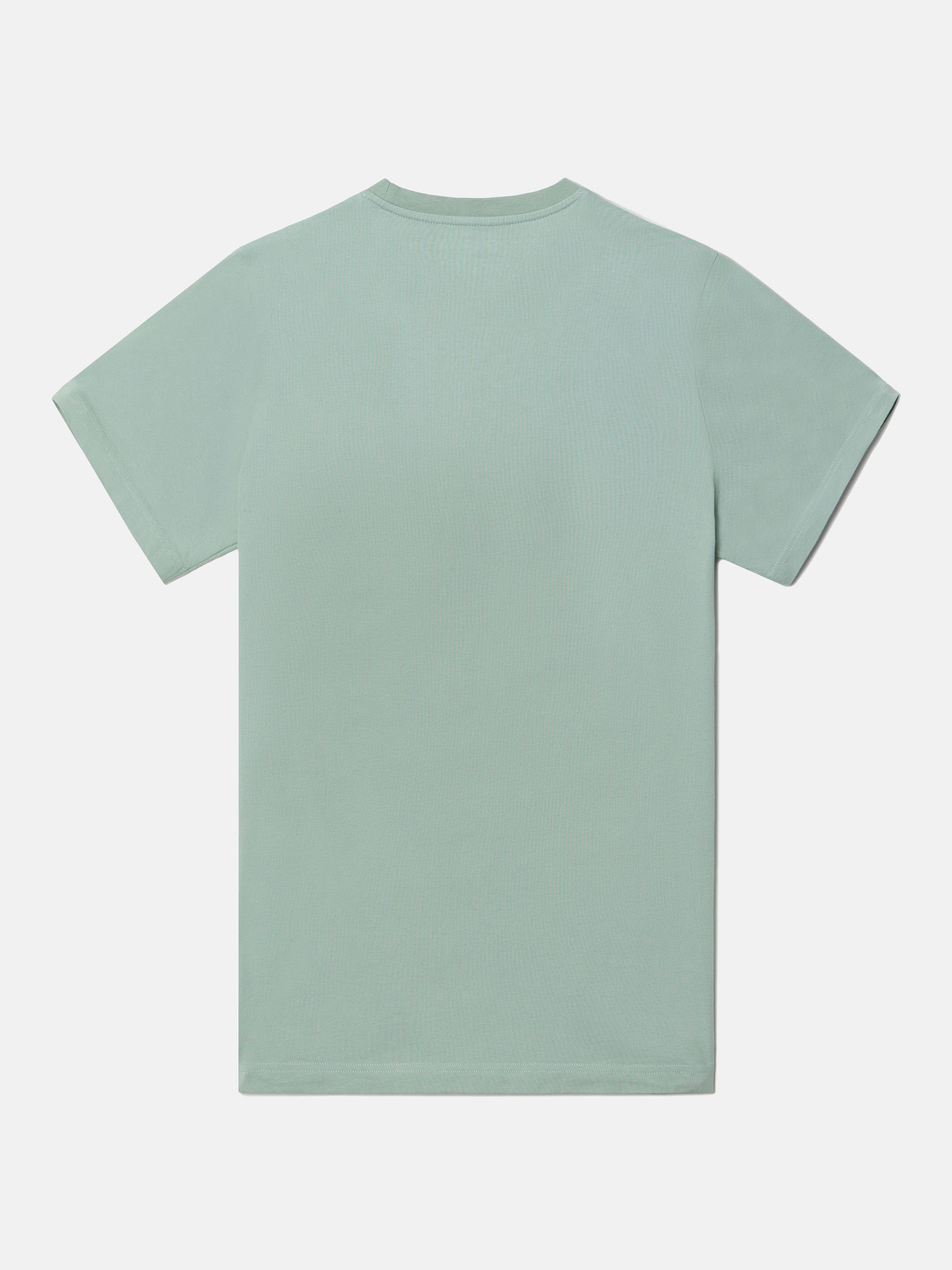 Camiseta silbon raqueta media verde claro