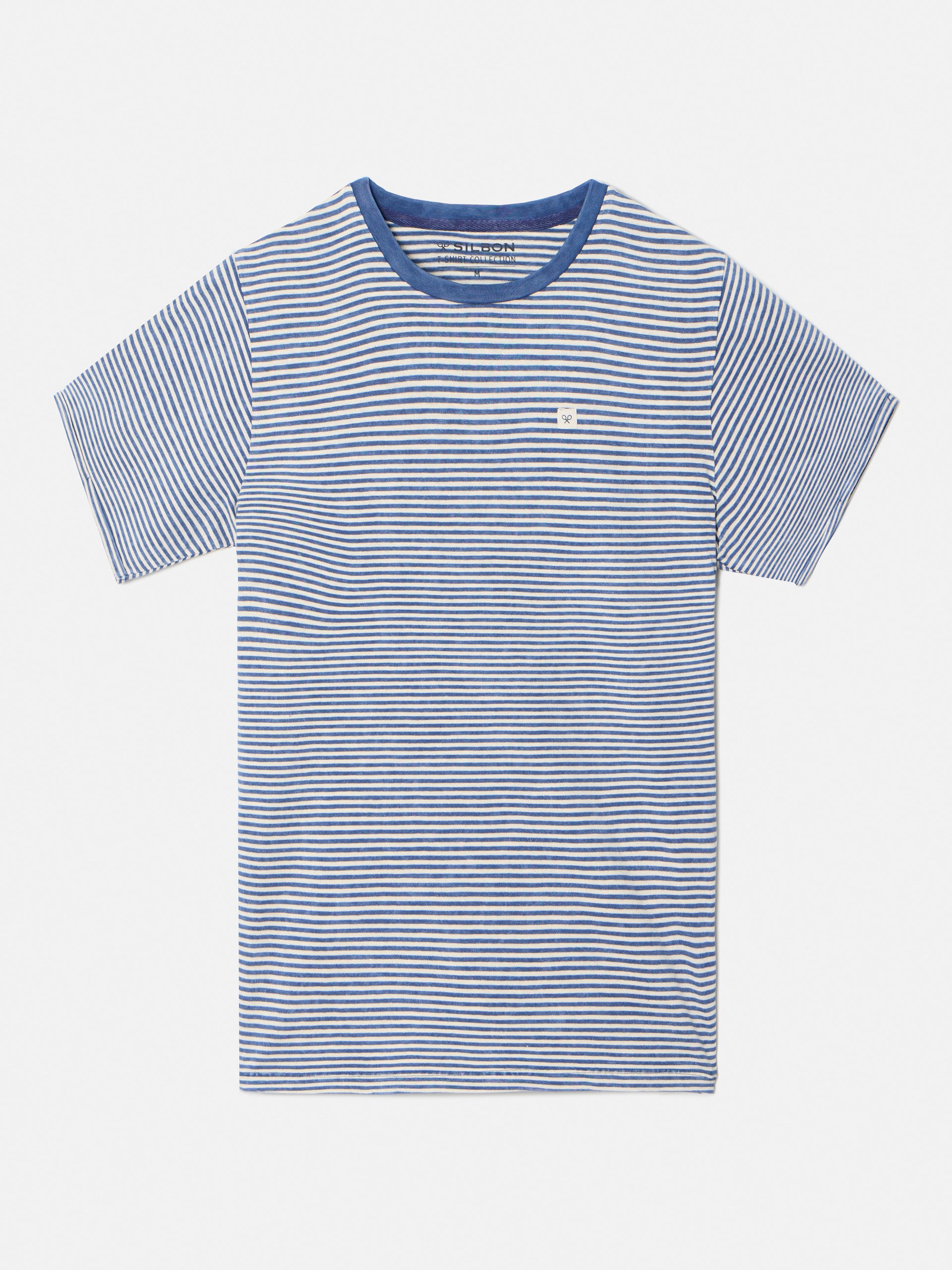 Camiseta rayas nauticas dye azul