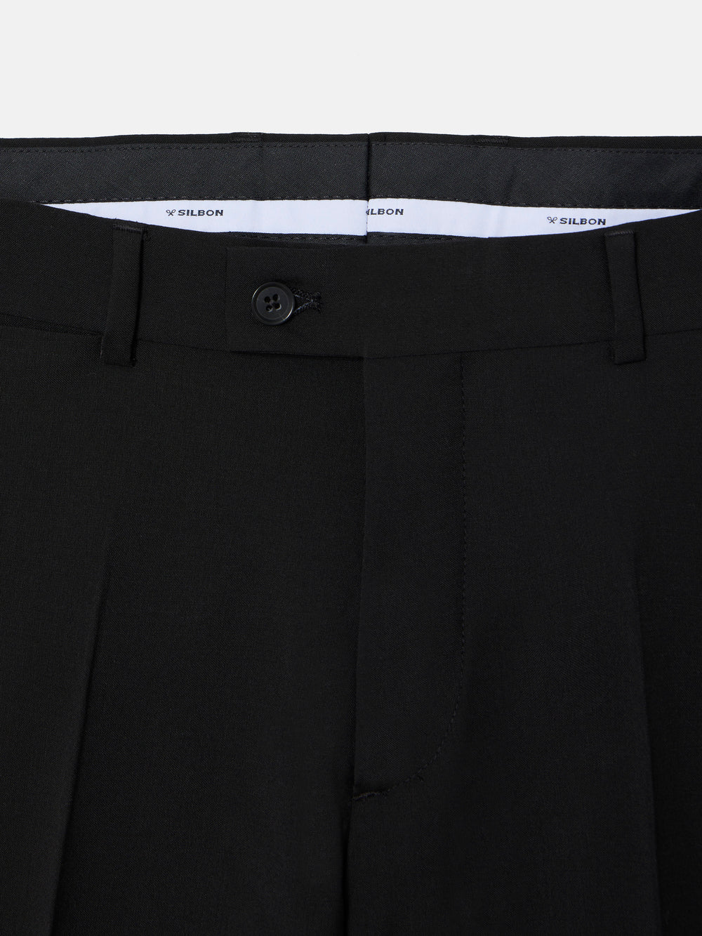 Pantalon traje clasico negro