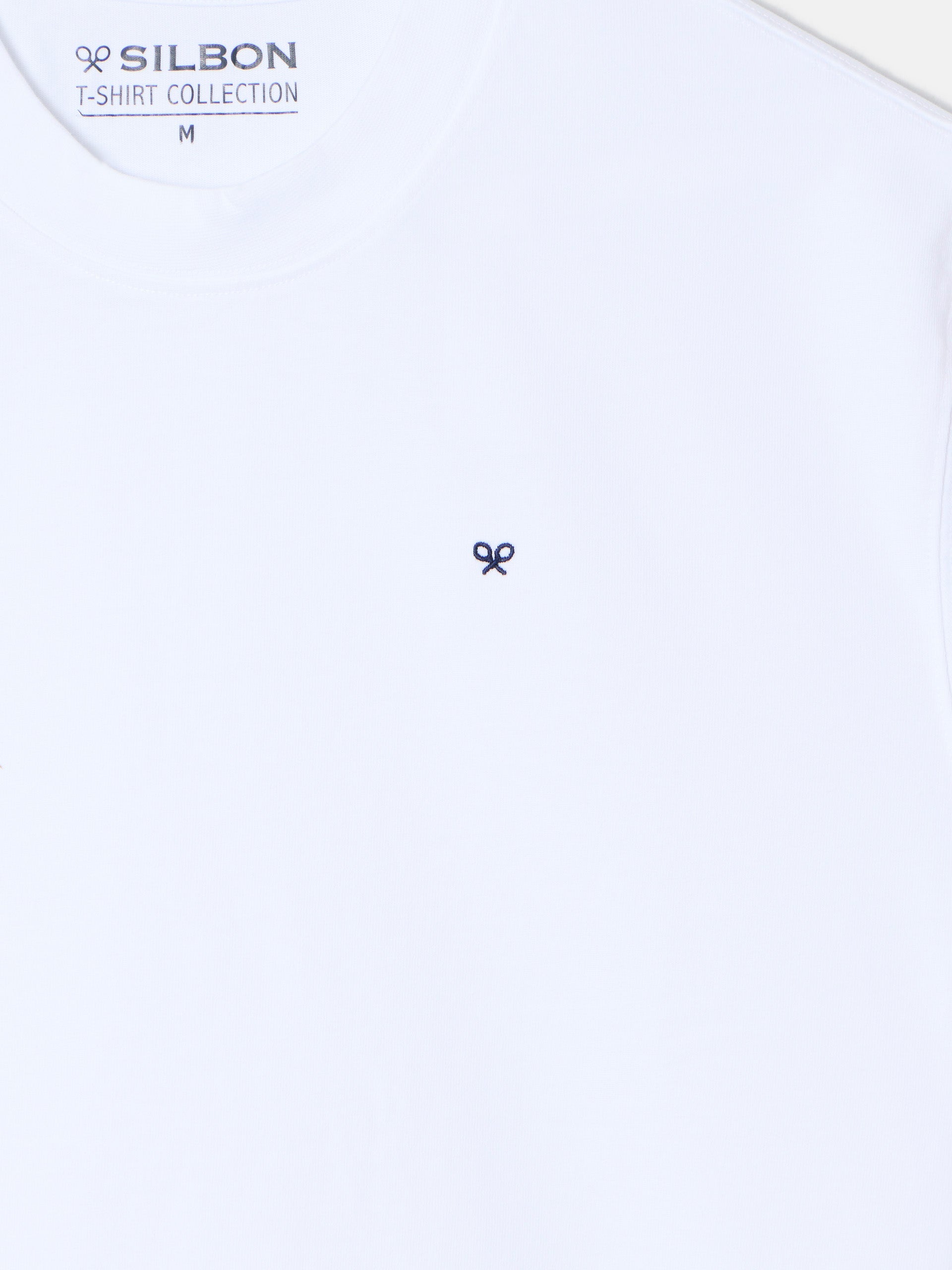 Camiseta comfort fit minilogo blanca