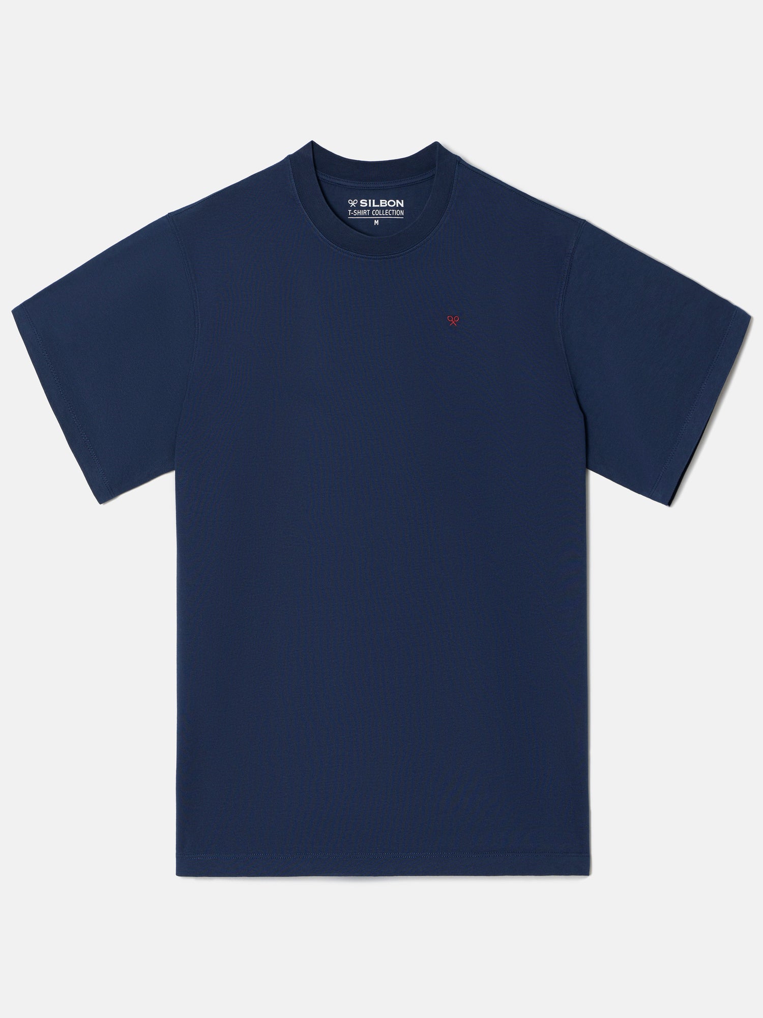 Camiseta comfort fit minilogo azul marino