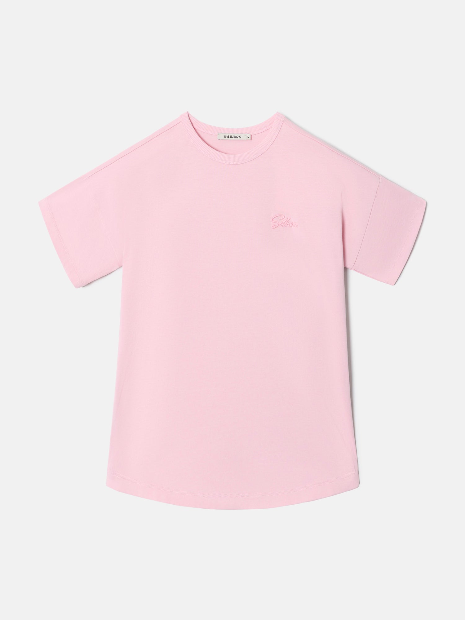 Camiseta woman silbon mini rosa 