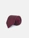 Cravate Silbon mini pois bordeaux