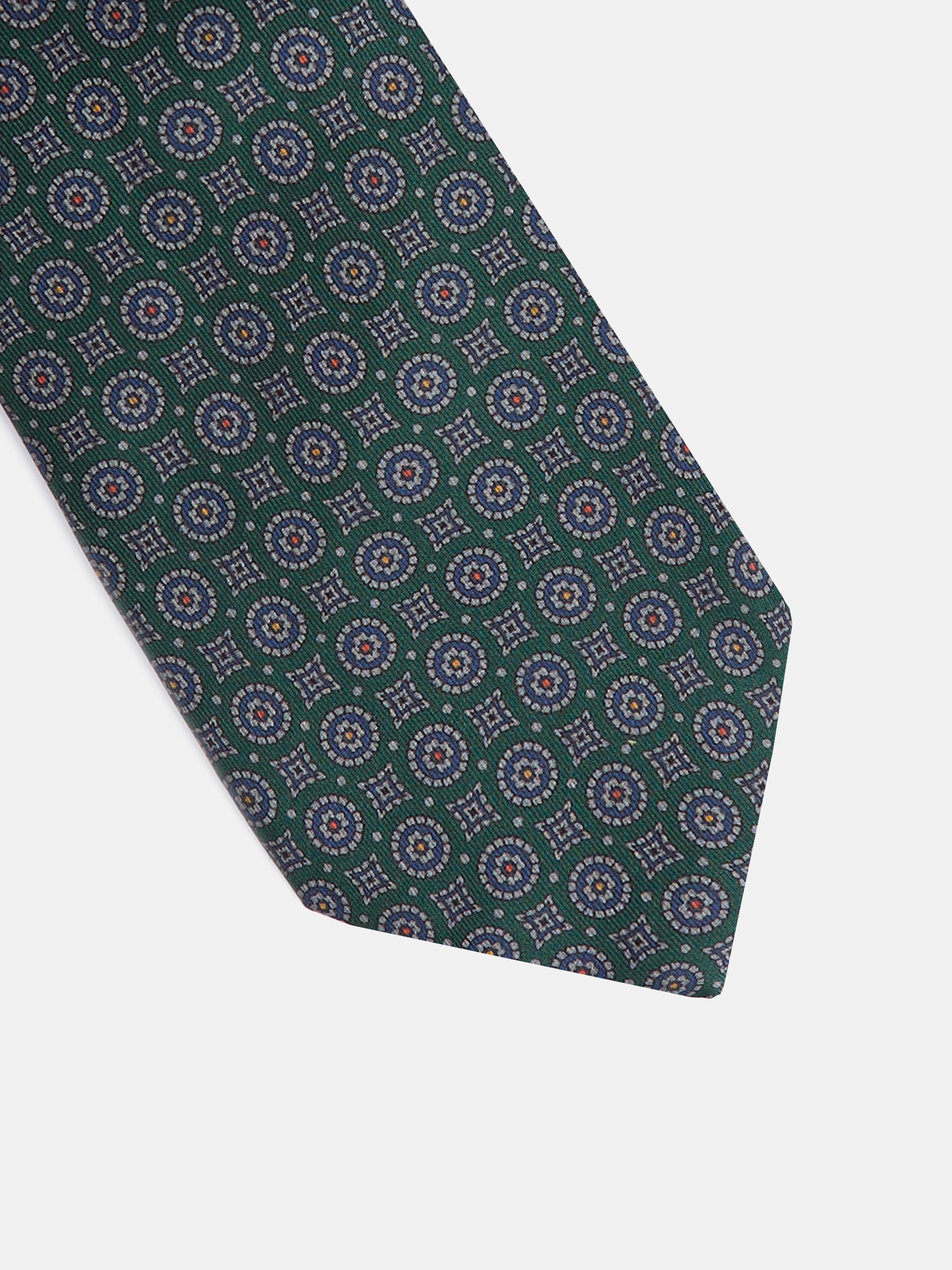 Conjunto De Corbata Verde Menta Y Pañuelo De Bolsillo Floral