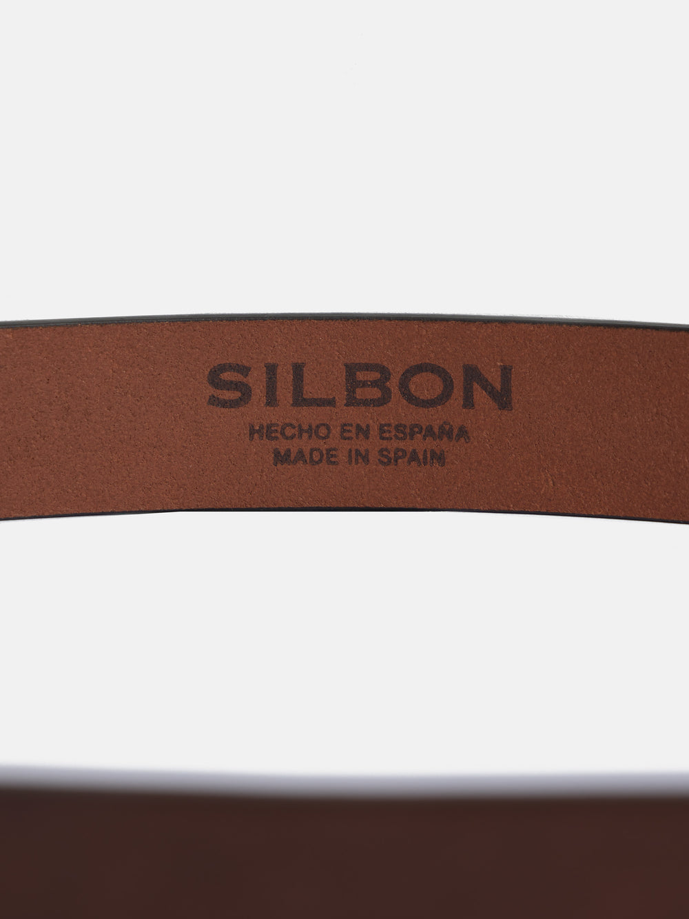 Cinturon piel hebilla redonda