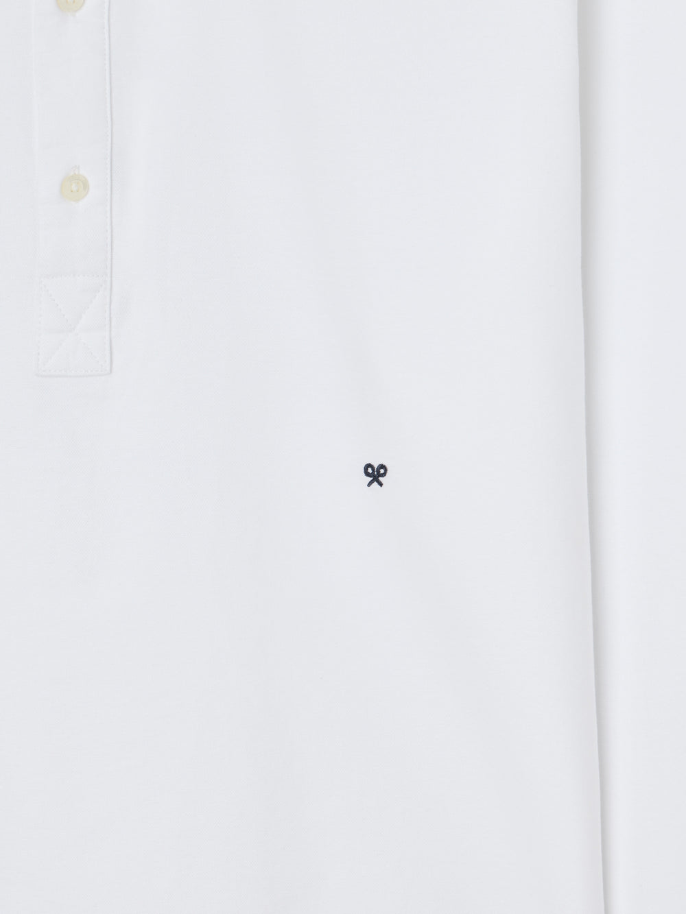 Polera sport oxford blanca