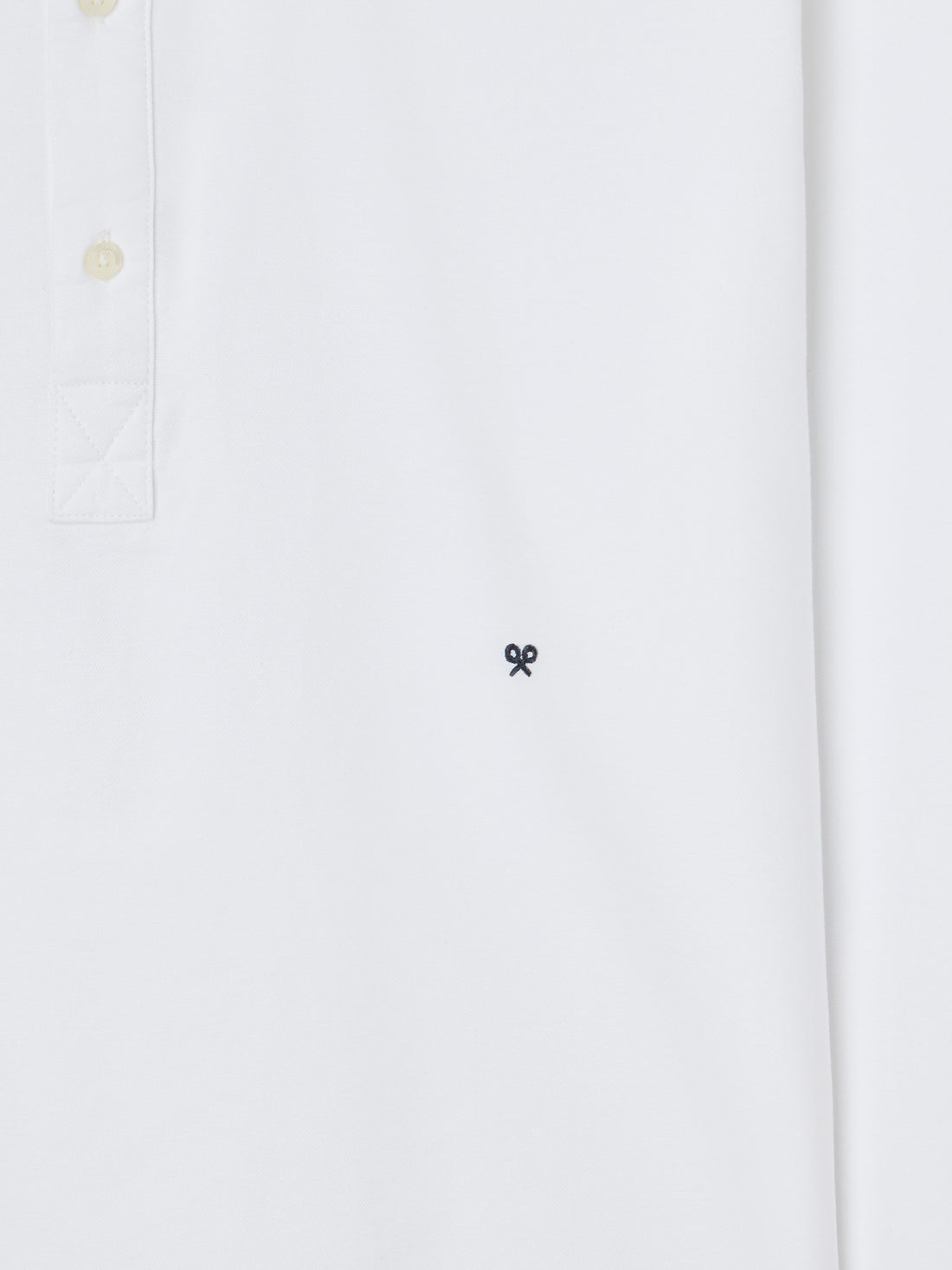 Polo sport oxford blanc