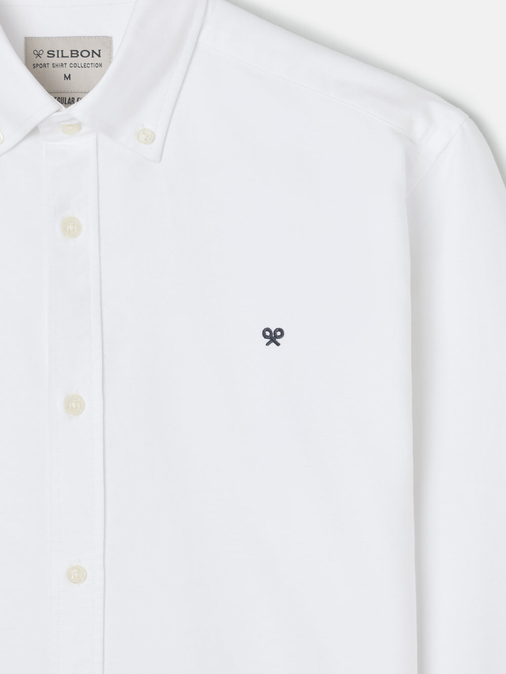 Camisa sport oxford regular fit blanca
