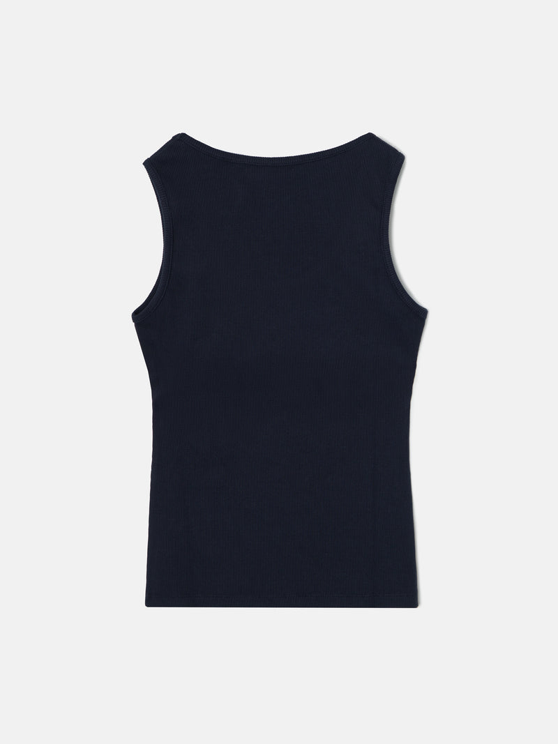 Camiseta woman tank azul marino