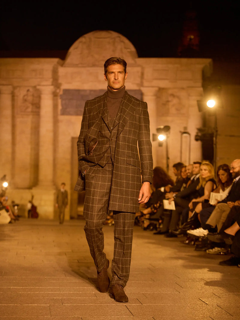 Green Checked MTM Coat