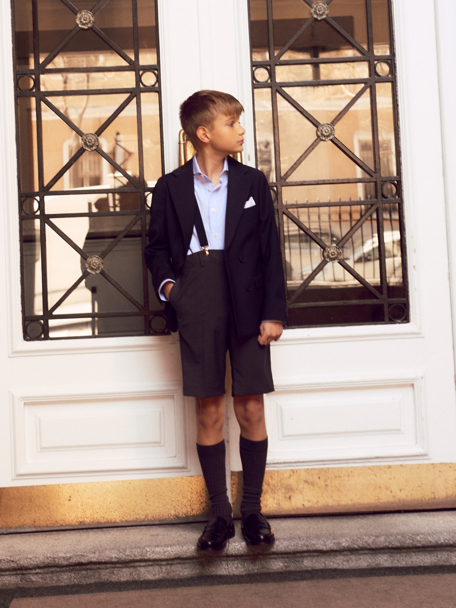 Classic gray Bermuda kids