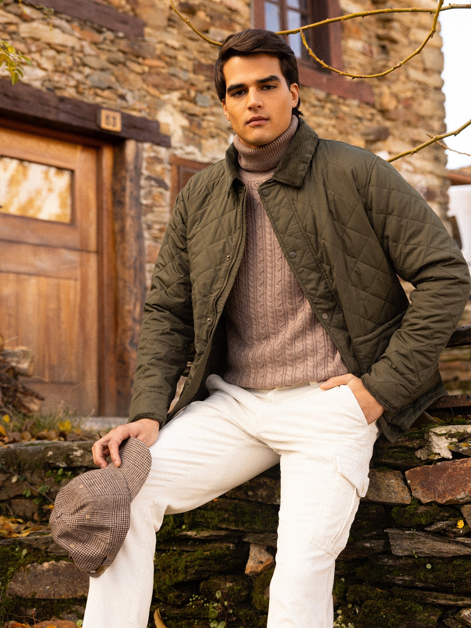 Classic green field jacket