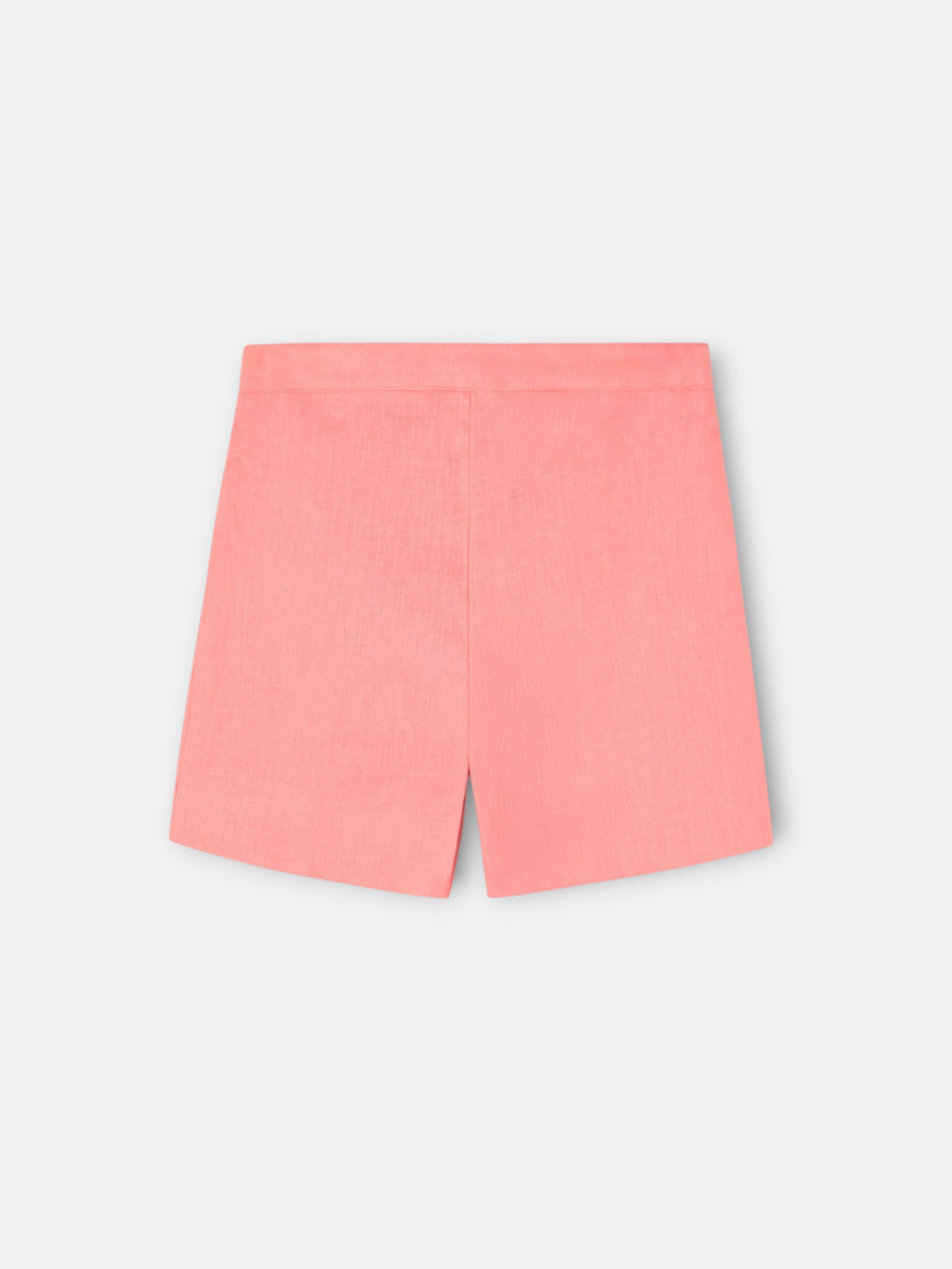 Bermuda girl coral linen