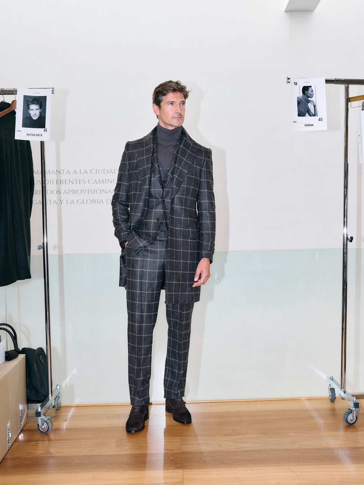 Green Checked MTM Suit